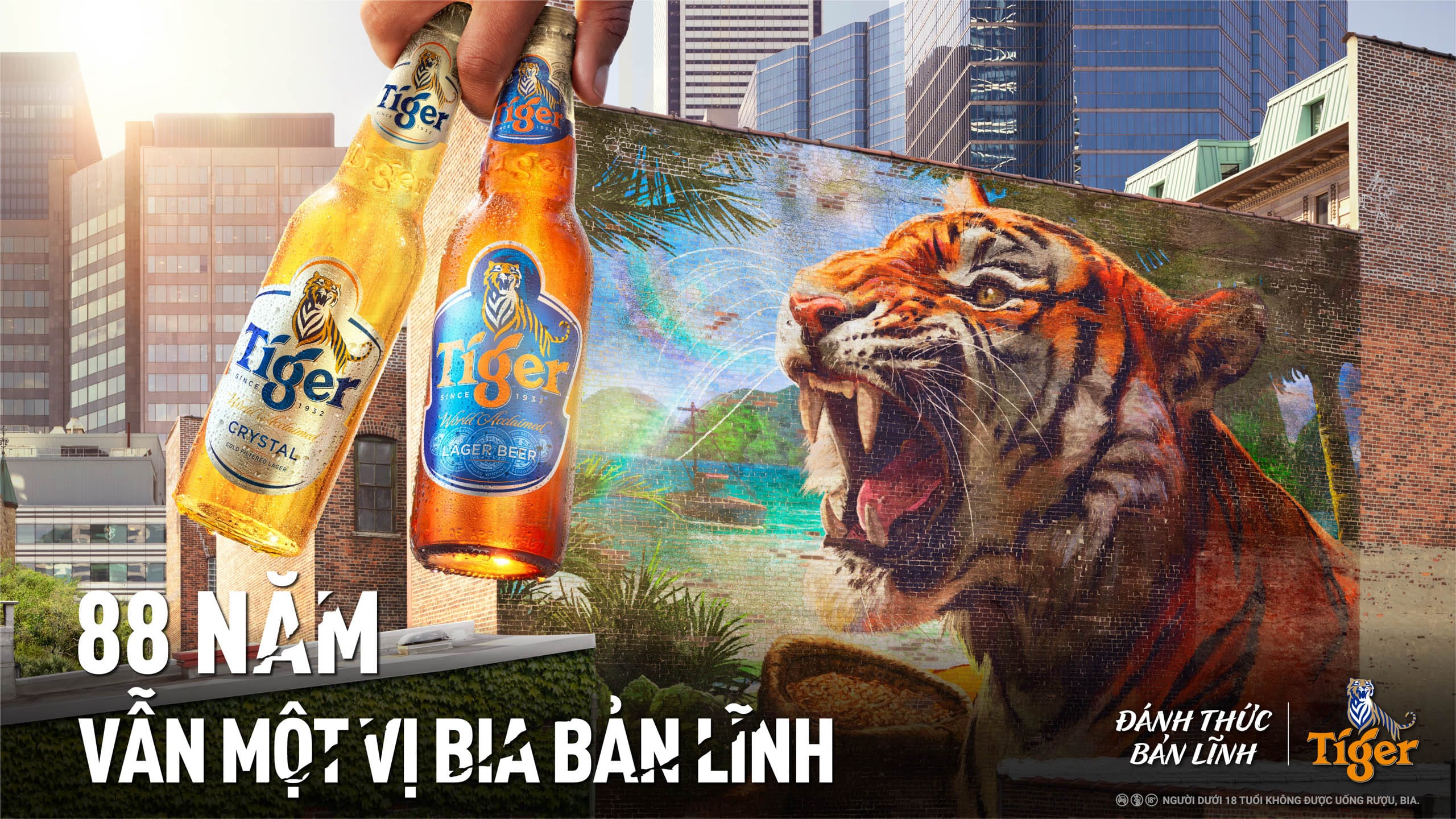 Tiger® Beer kỷ niệm 88 năm - Vẫn một vị bia bản lĩnh