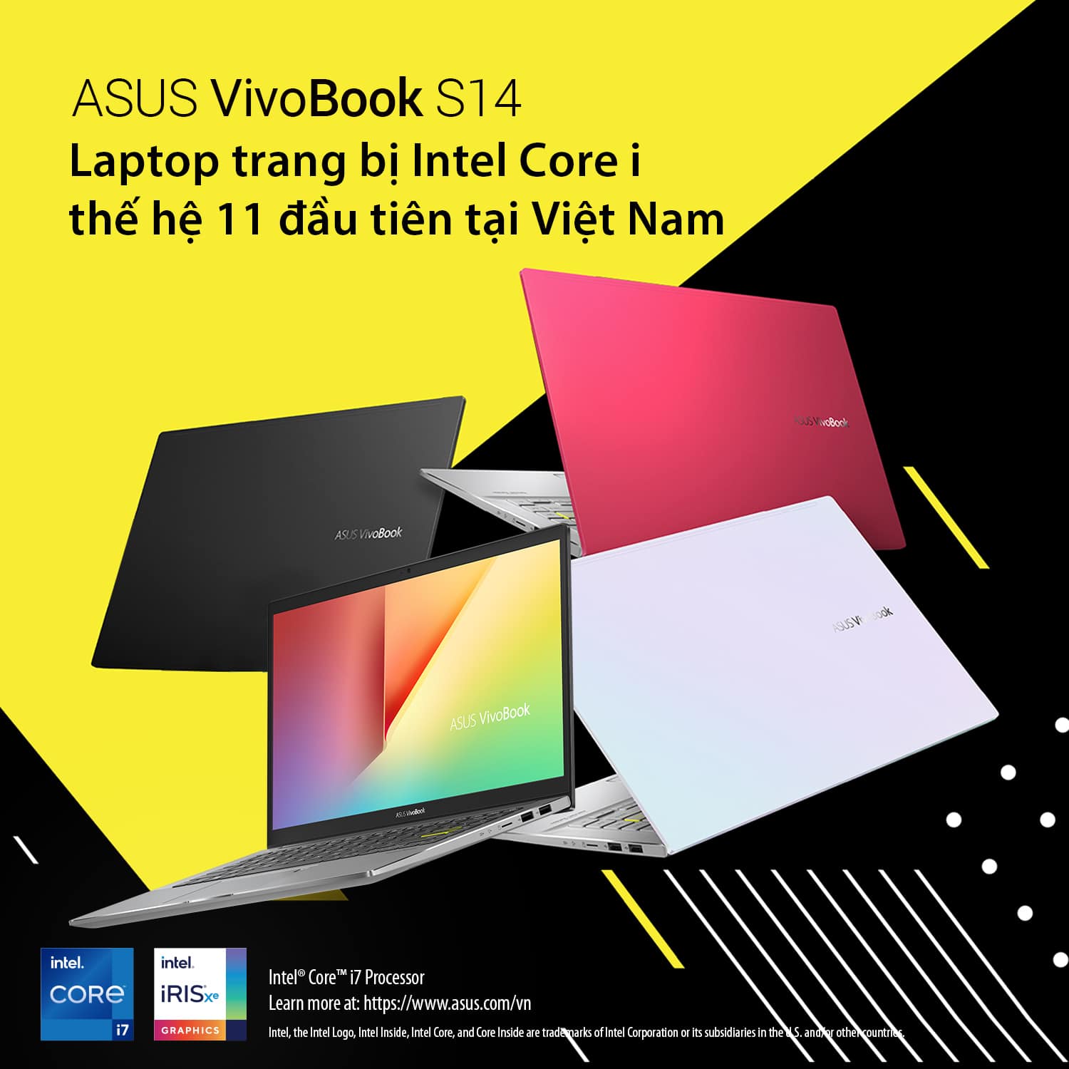 ASUS VivoBook S14: chiếc laptop trang bị Intel Core i thế hệ 11 đầu tiên có mặt tại Việt Nam