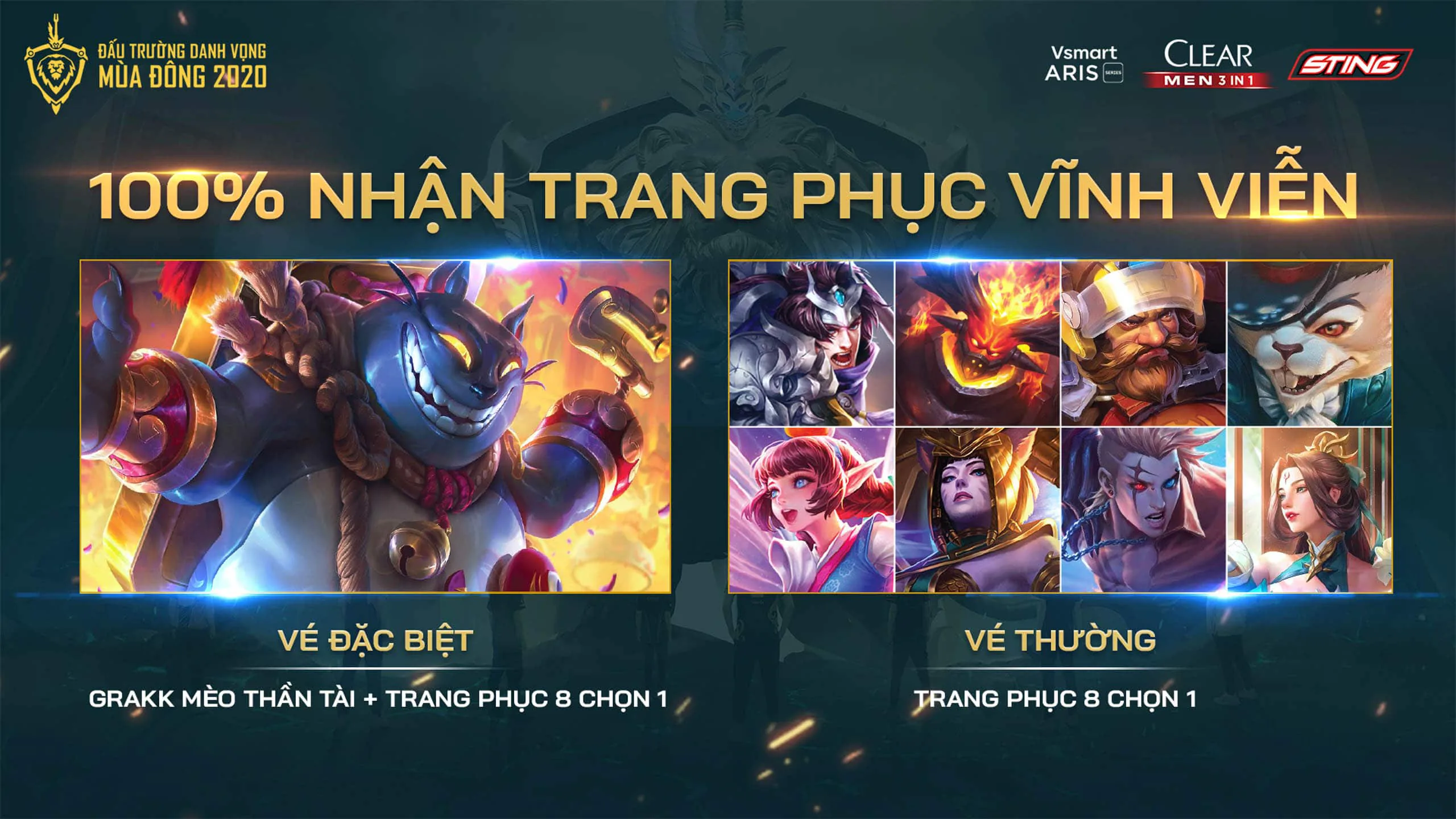 [Liên Quân Mobile] Mở bán vé trận chung kết Đấu Trường Danh Vọng Mùa Đông 2020 từ ngày 31/10