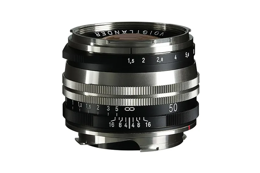 Cosina ra mắt ống kính Voigtlander Nokton Vintage 50mm F1.5 Aspherical II VM mới