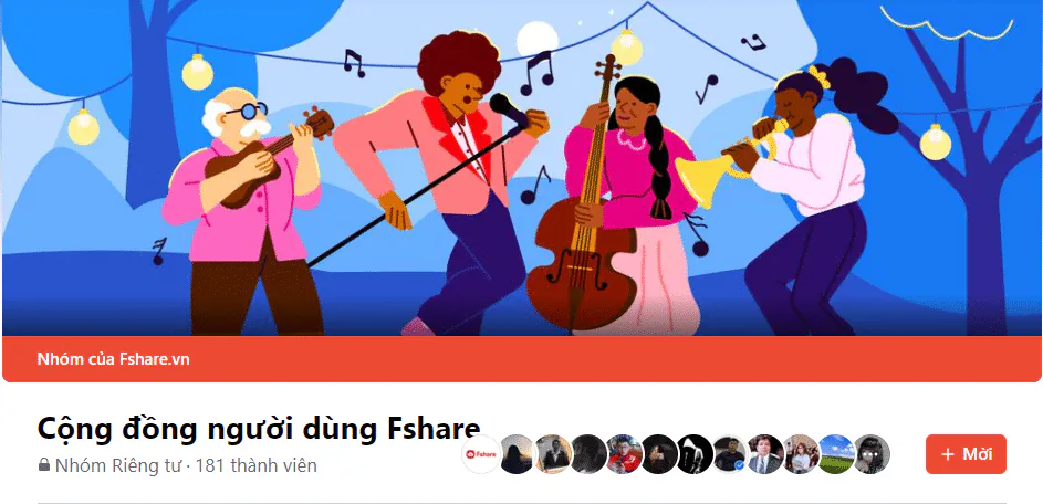 Miễn phí ngay VIP Fshare khi tham gia group cộng đồng người dùng Fshare