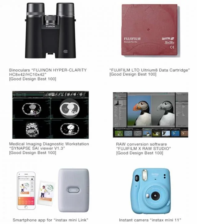 Fujifilm chiến thắng giải tưởng Good Design Award với 27 sản phẩm của mình