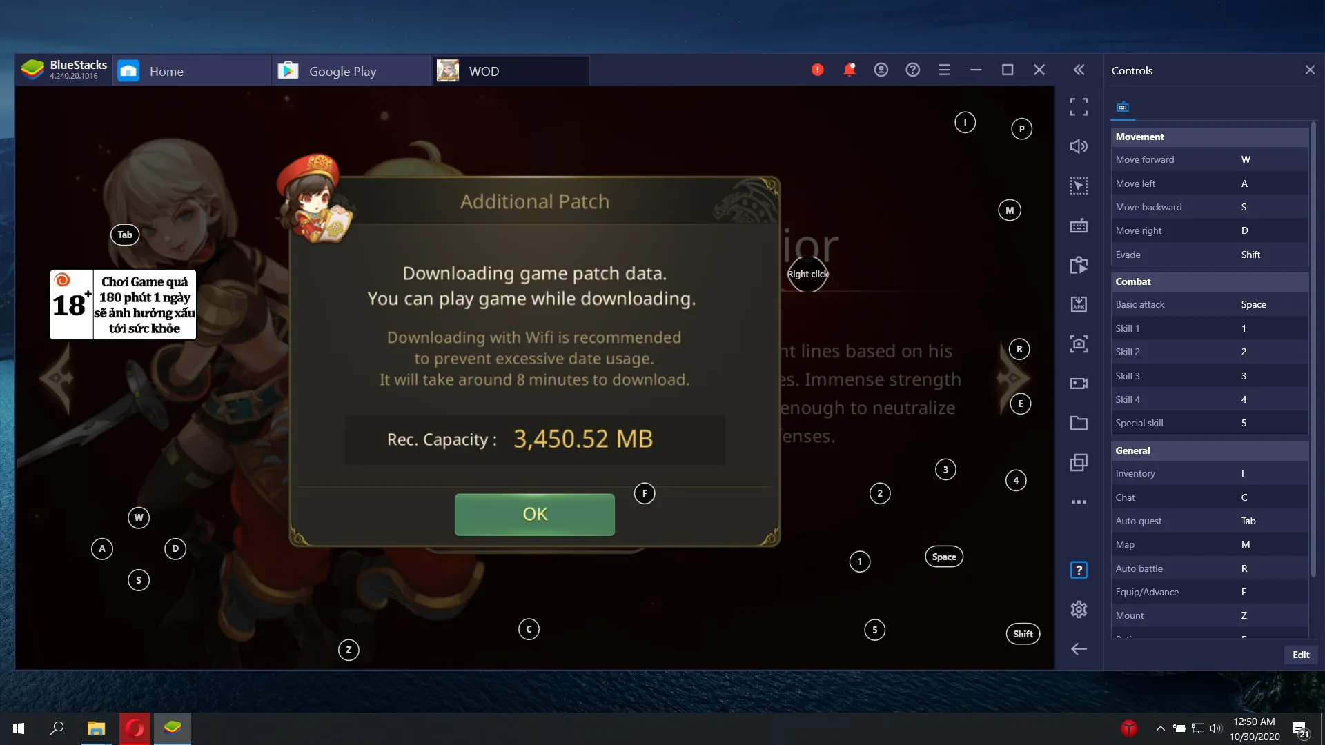 World of Dragon Nest trên BlueStacks
