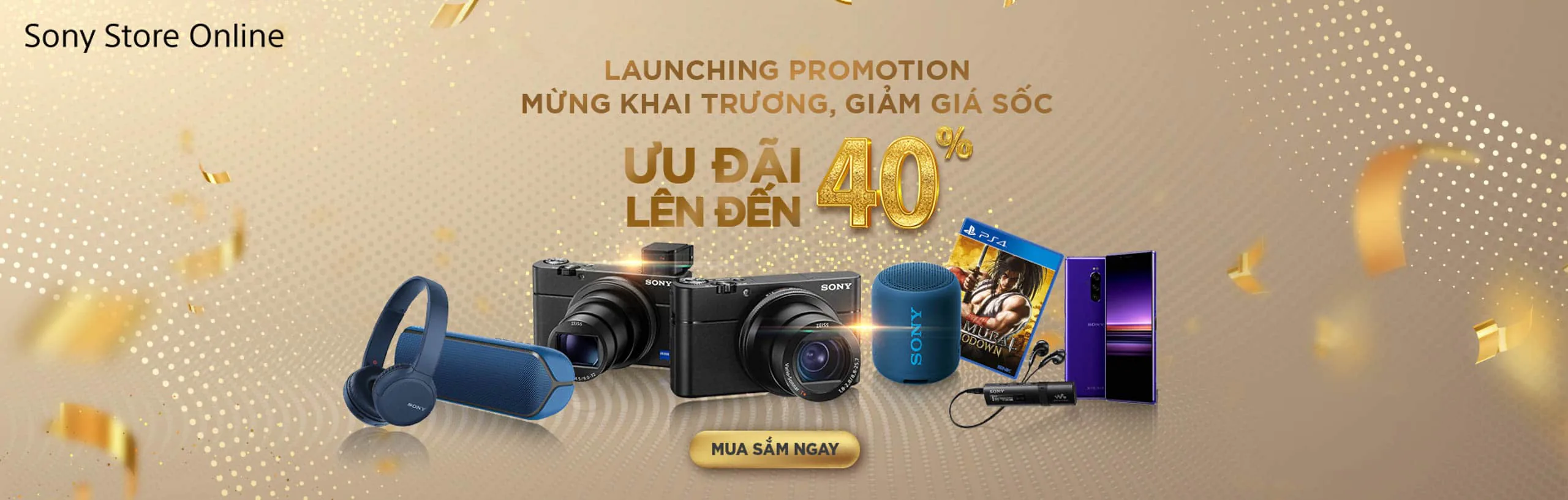 Sony ra mắt cửa hàng trực tuyến chính hãng đầu tiên tại Việt Nam với chương trình ưu đãi lên đến 40%