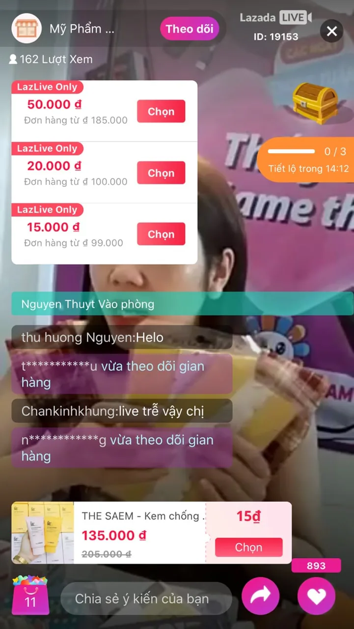 Người tiêu dùng mua sắm qua kênh livestream tăng mạnh trên Lazada trong quý 3/2020