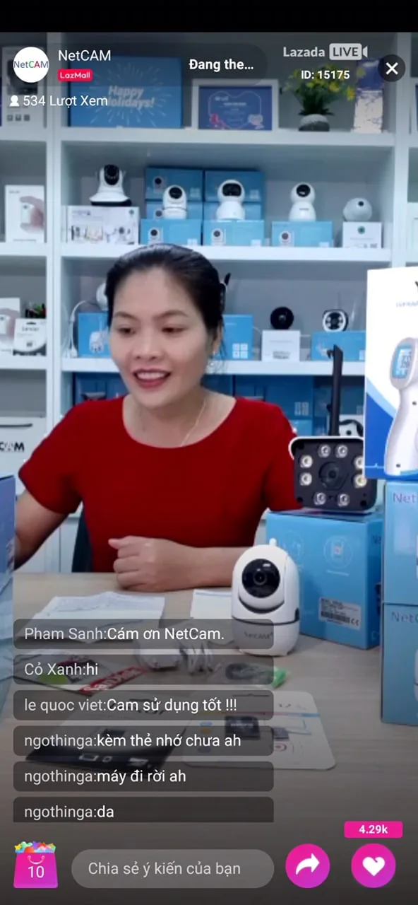 Người tiêu dùng mua sắm qua kênh livestream tăng mạnh trên Lazada trong quý 3/2020