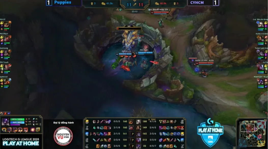 Puppies Esports cùng We Are Impostors giành chức vô địch trị giá 23,000,000 VND tại giải đấu Logitech G League Play at home