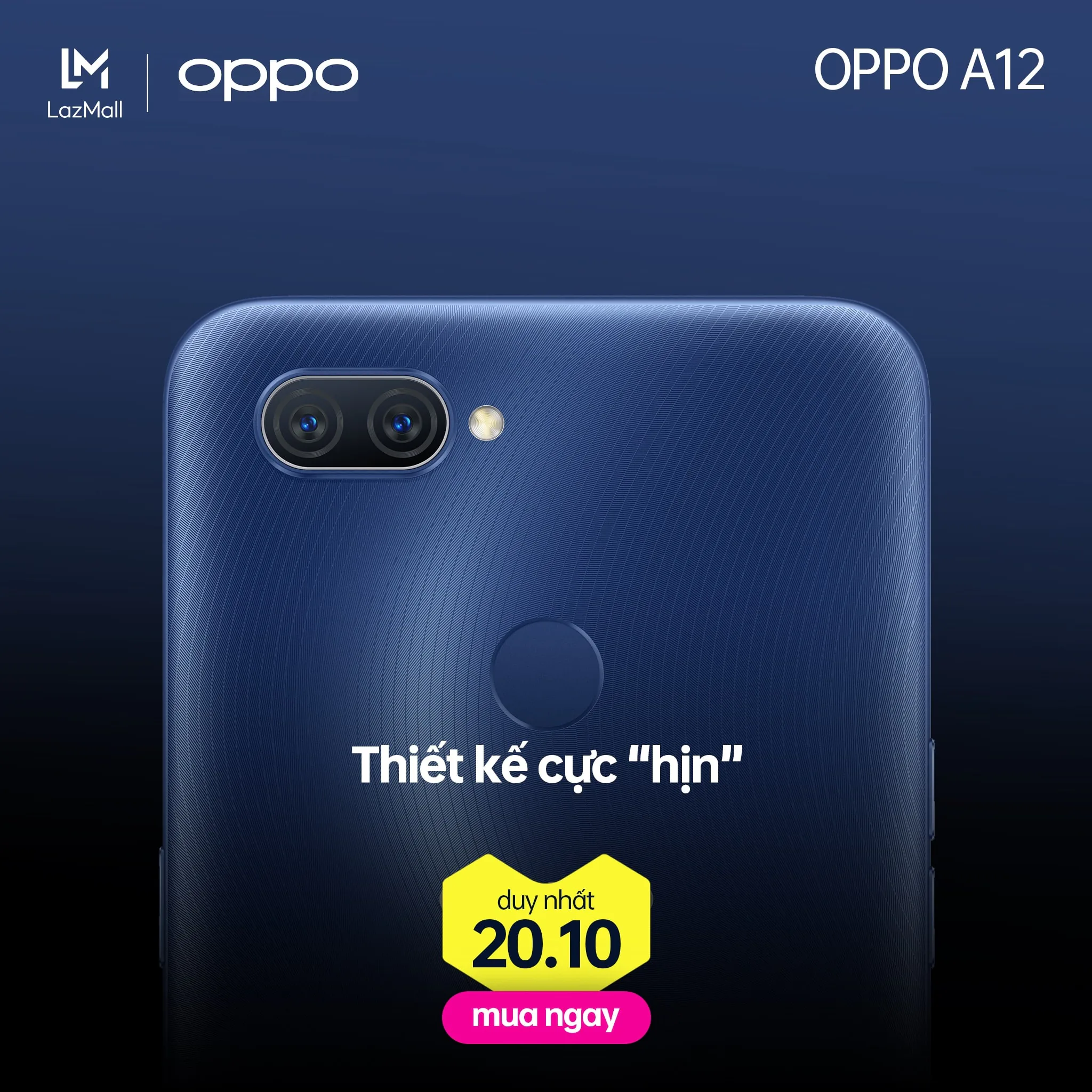 OPPO A12 ra mắt màu mới, độc quyền Lazada: Tặng ngàn deal, đến người phụ nữ bạn yêu