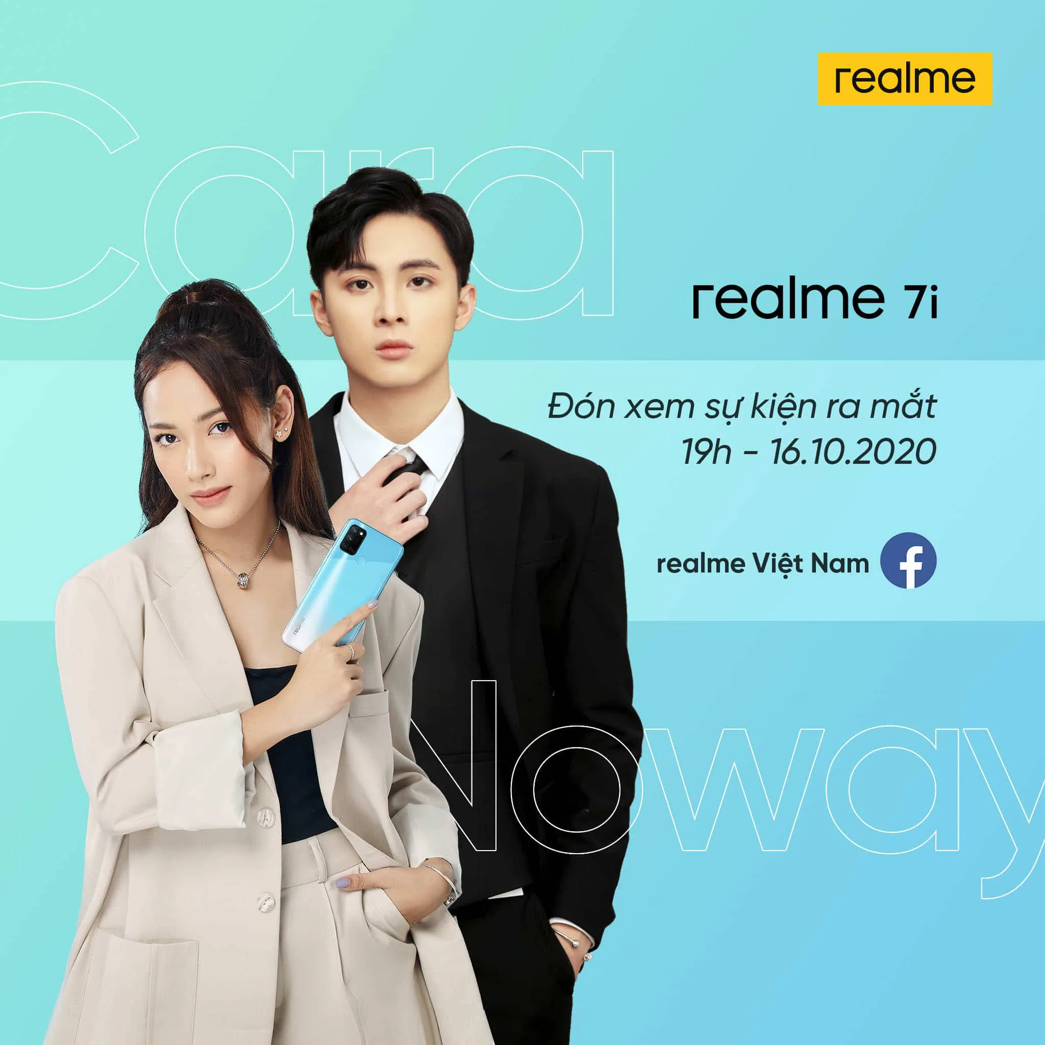 Cara xuất hiện thanh lịch và năng động cùng realme 7i với bộ quà tặng pre-order trị giá 1,098,000 VND