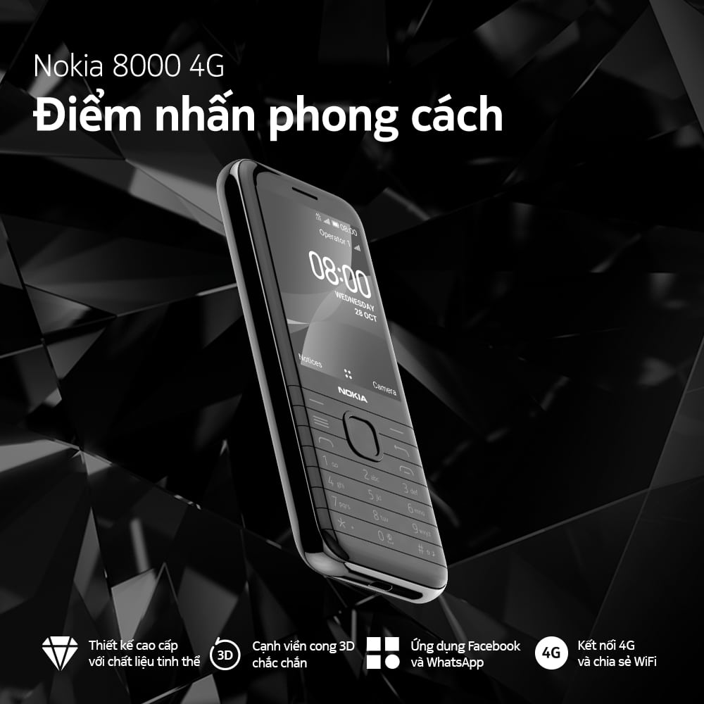 HMD Global ra mắt 3 điện thoại phổ thông Nokia mới tích hợp 4G giá từ 749,000 VND