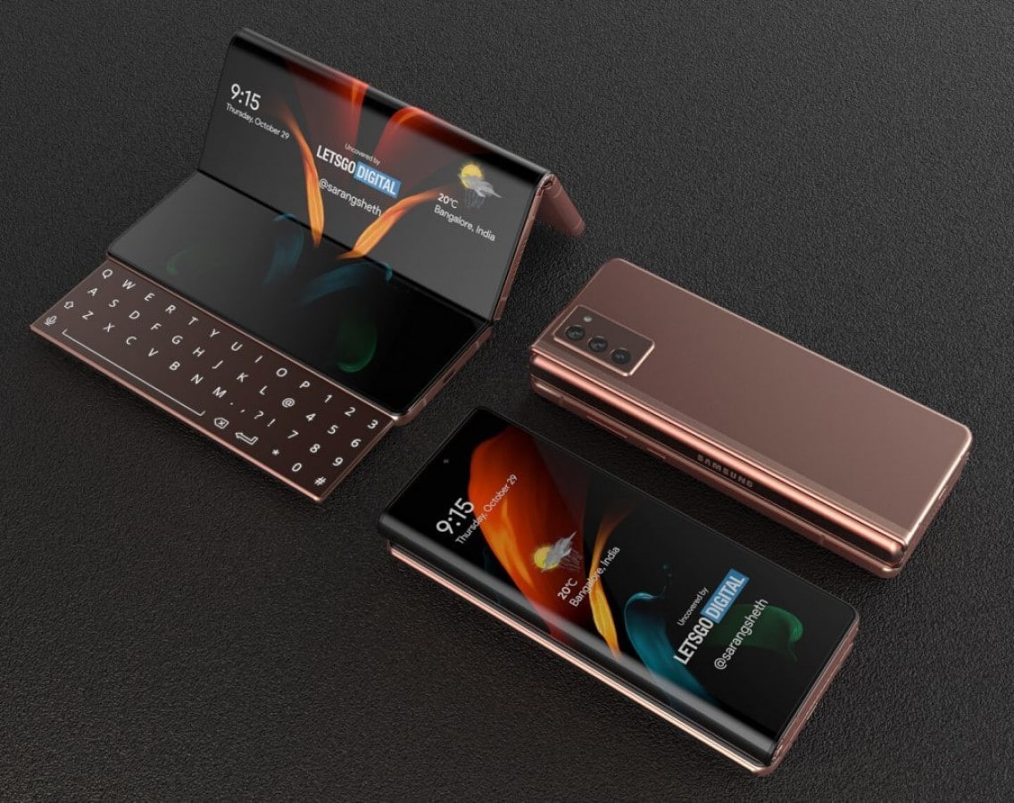 Samsung Display hé lộ concept điện thoại màn hình có thể gập làm ba