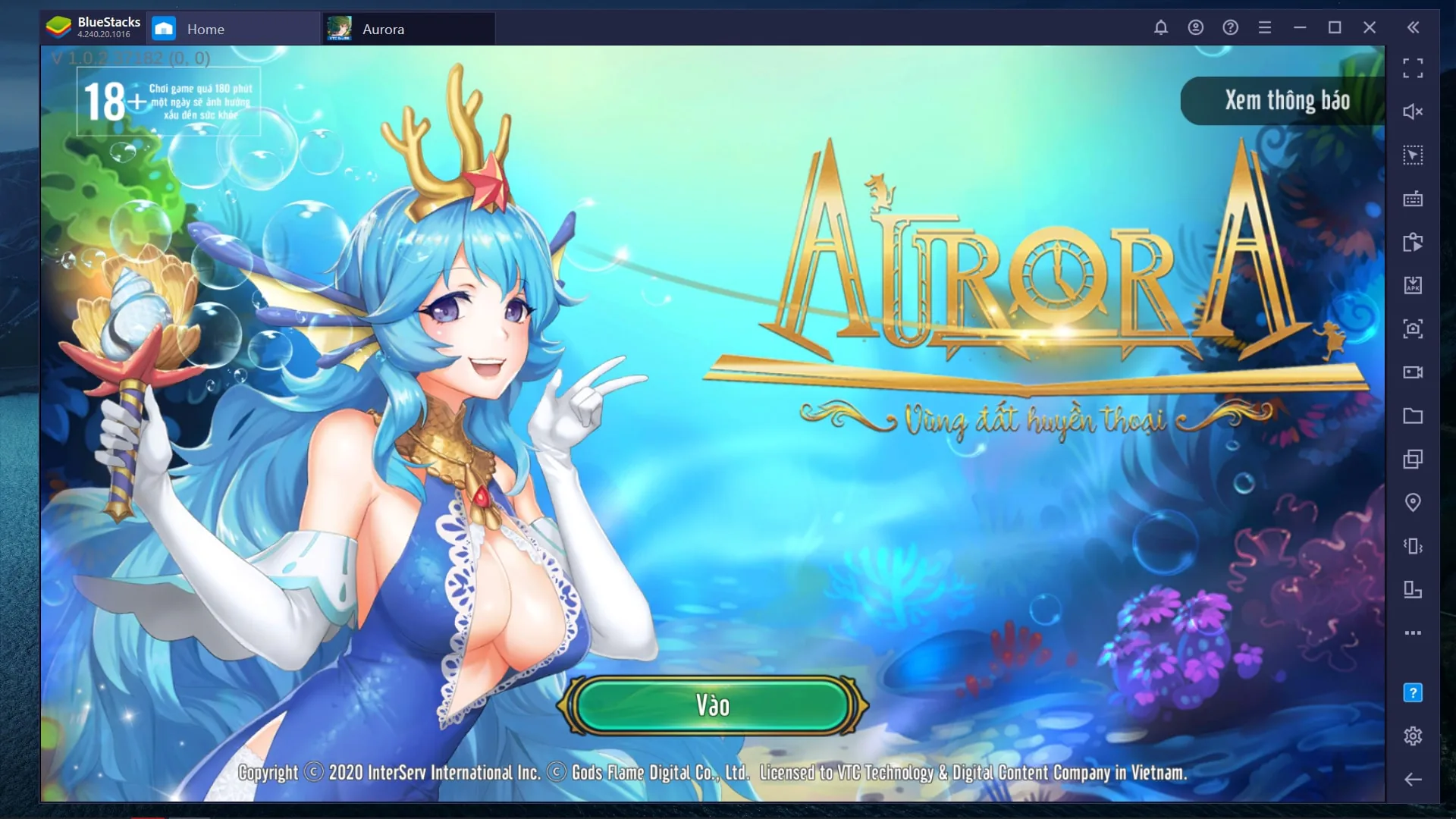 Aurora - Vùng Đất Huyền Thoại trên BlueStacks