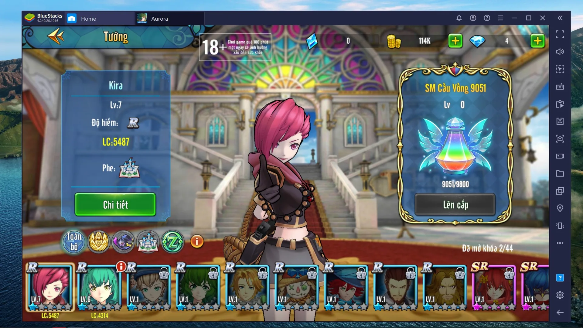 Aurora - Vùng Đất Huyền Thoại trên BlueStacks