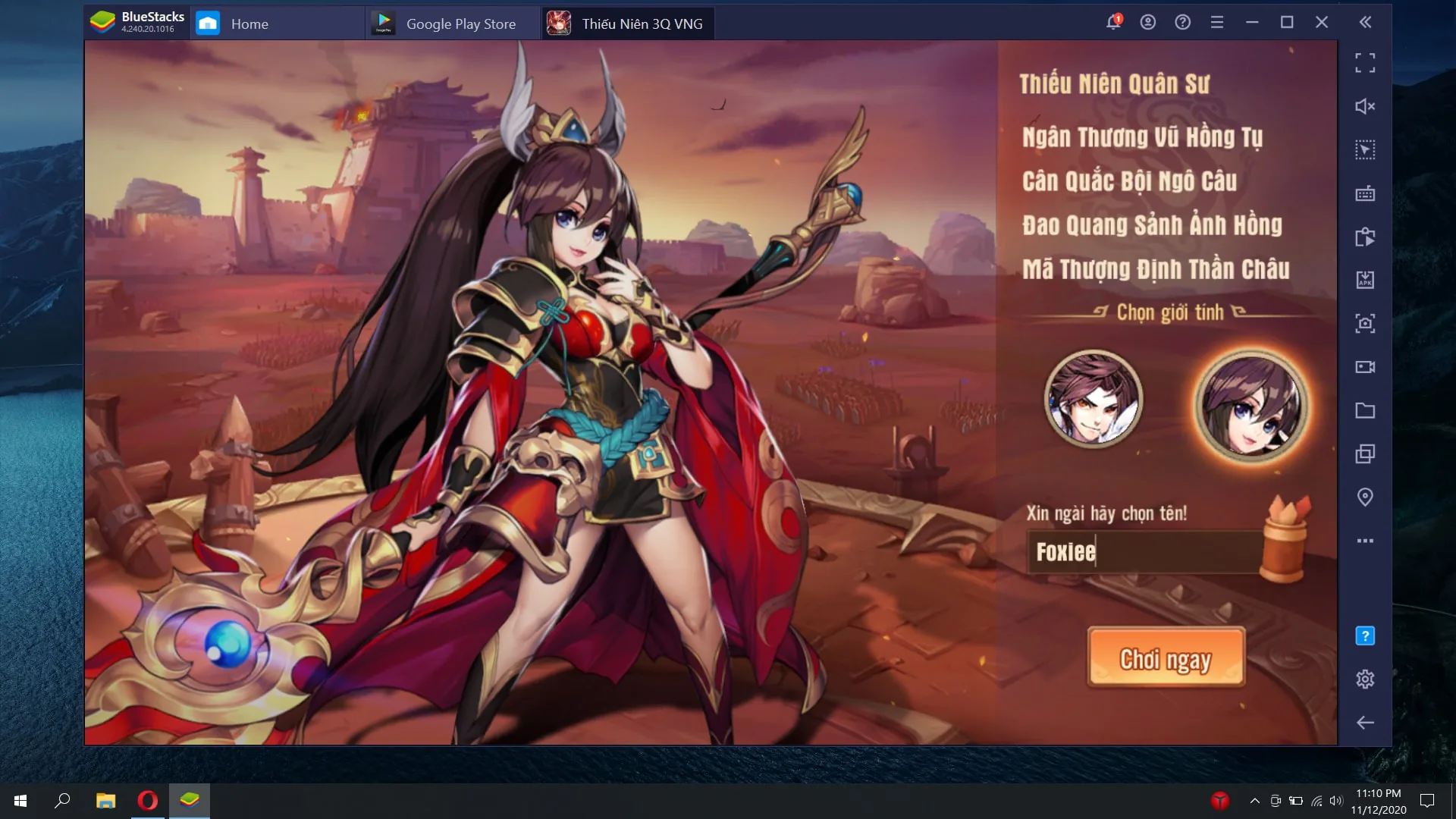 Cách mạnh lên nhanh và vượt ải dễ hơn dành cho người mới chơi game Thiếu Niên 3Q với Bluestacks
