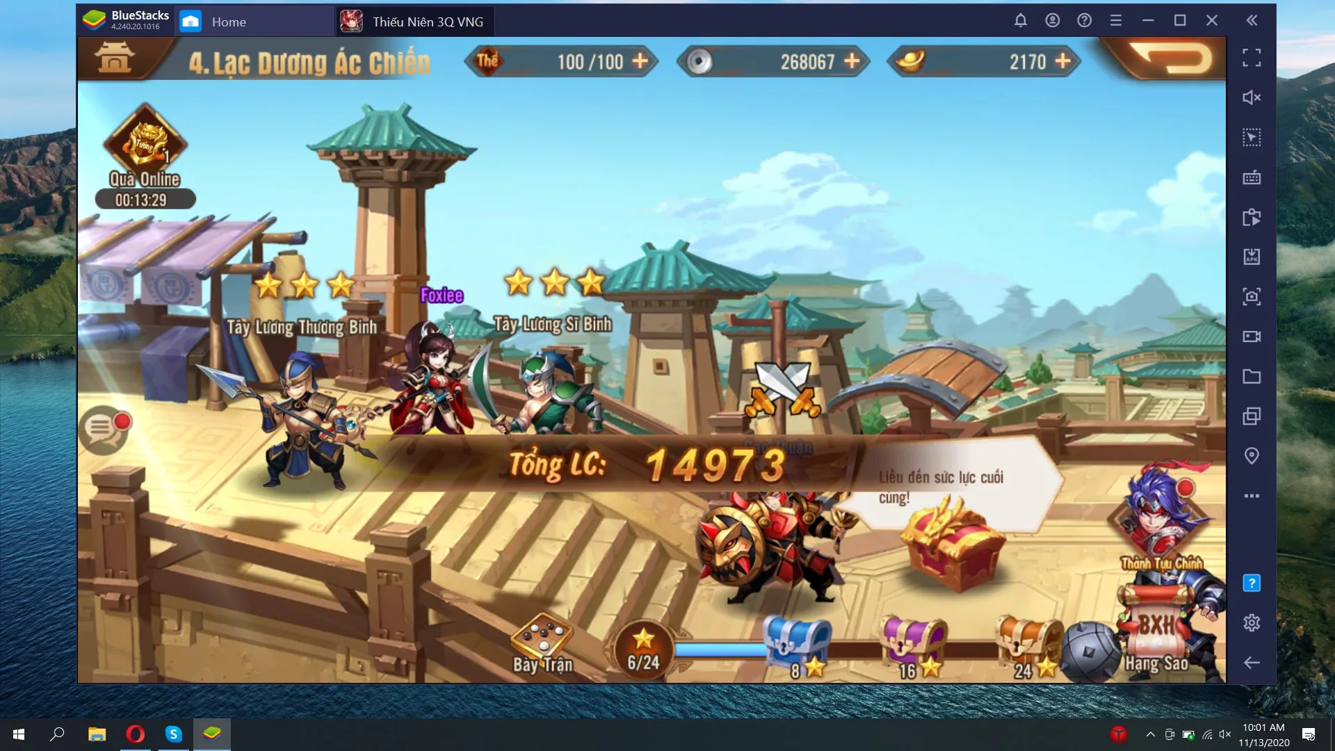 Cách mạnh lên nhanh và vượt ải dễ hơn dành cho người mới chơi game Thiếu Niên 3Q với Bluestacks