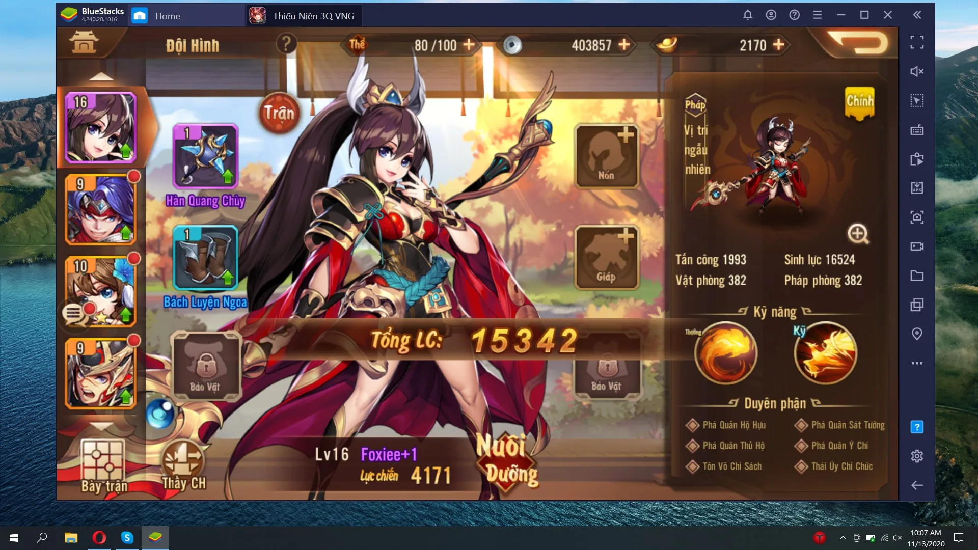 Cách mạnh lên nhanh và vượt ải dễ hơn dành cho người mới chơi game Thiếu Niên 3Q với Bluestacks