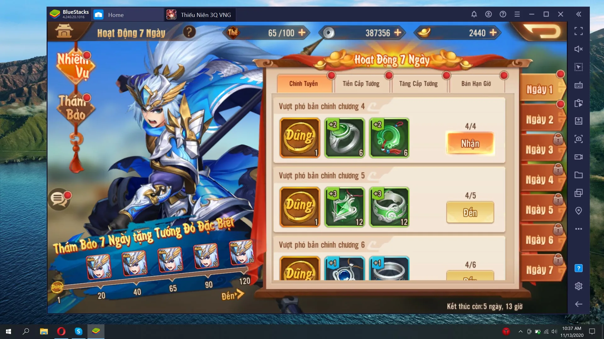 Cách mạnh lên nhanh và vượt ải dễ hơn dành cho người mới chơi game Thiếu Niên 3Q với Bluestacks