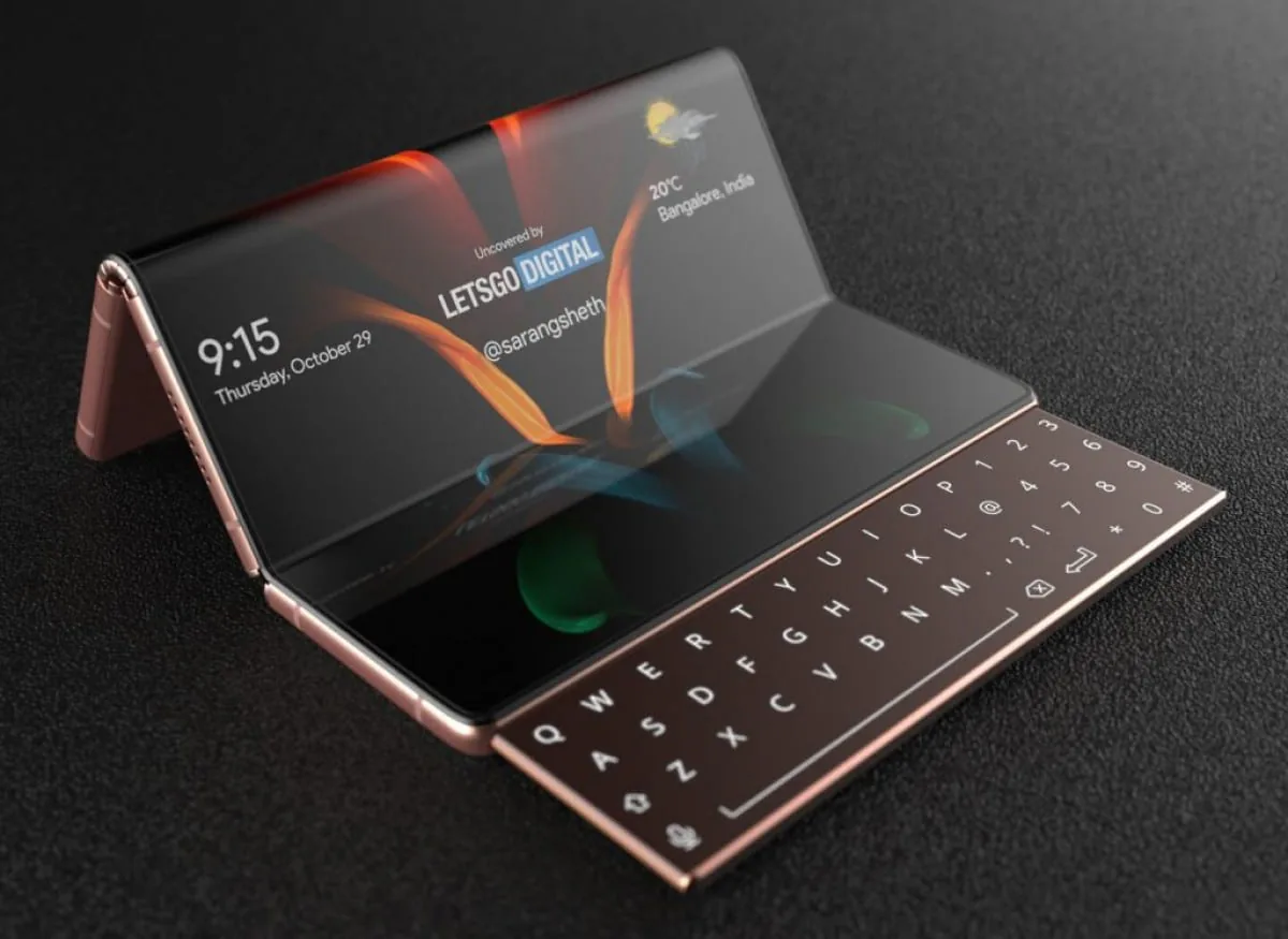 Samsung Display hé lộ concept điện thoại màn hình có thể gập làm ba