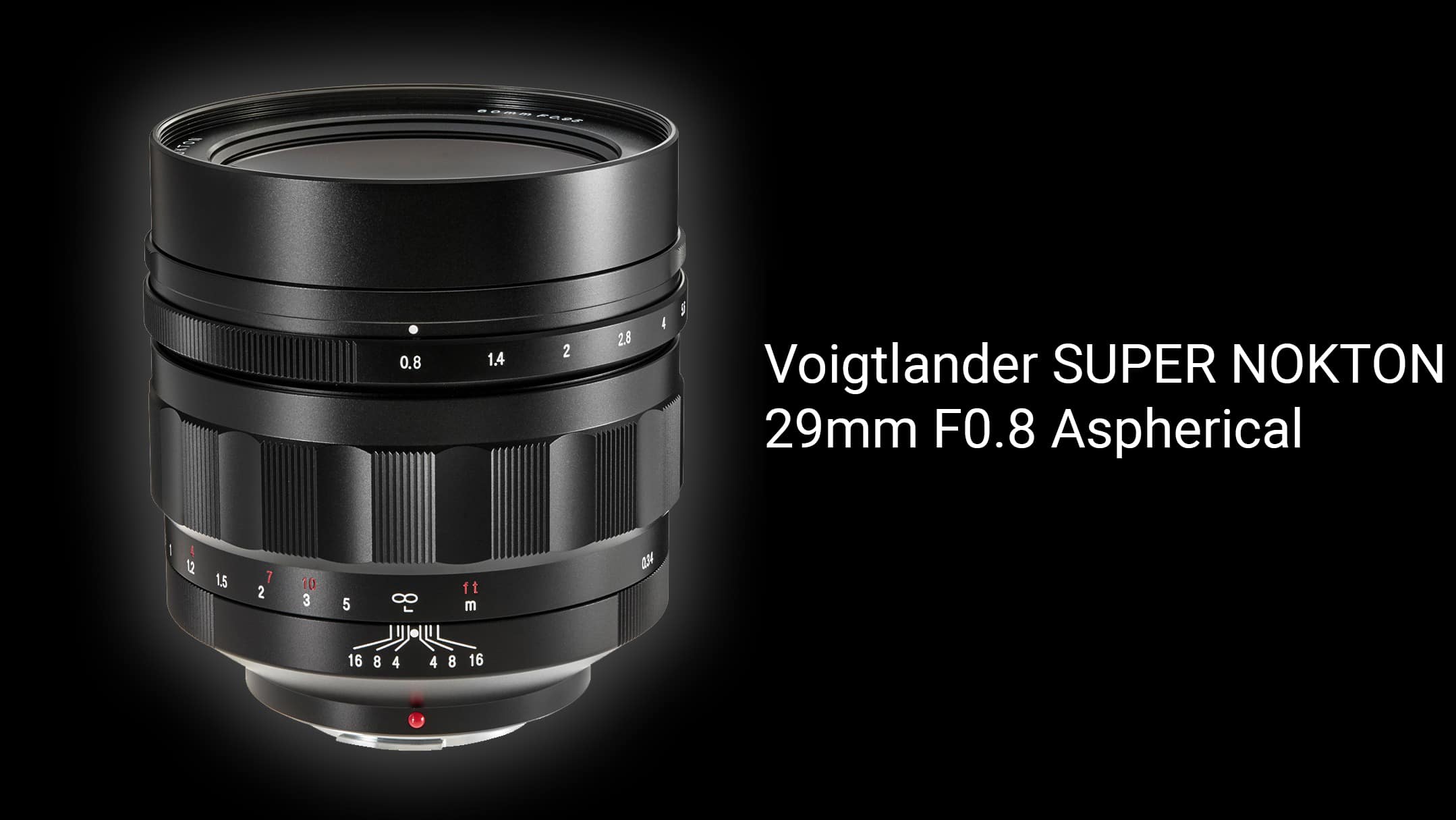 Voigtlander ra mắt ống kính Super Nokton 29mm F0.8 Aspherical mới