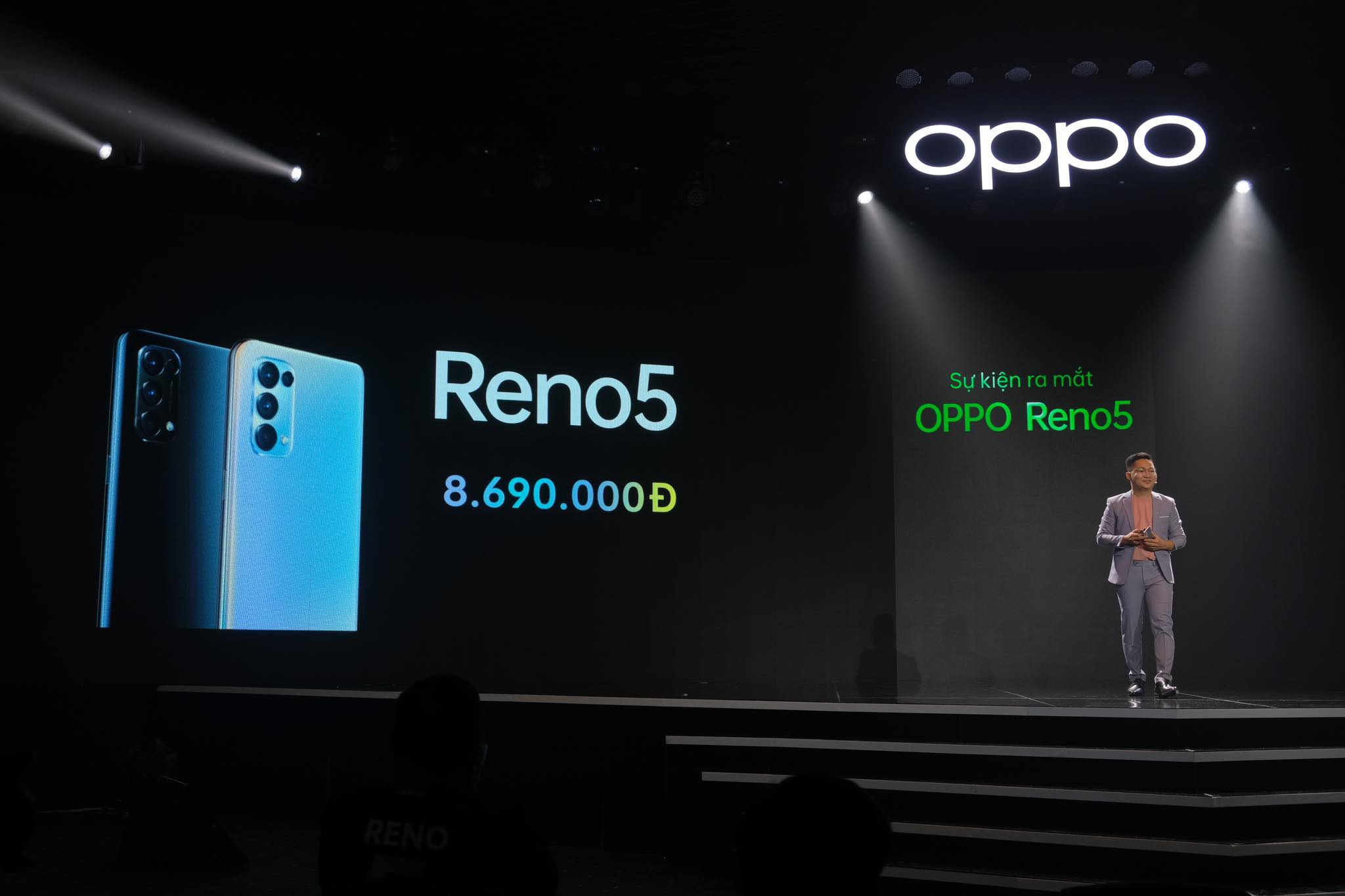 OPPO Reno5 chính thức ra mắt tại Việt Nam, giá 8,690,000 VND