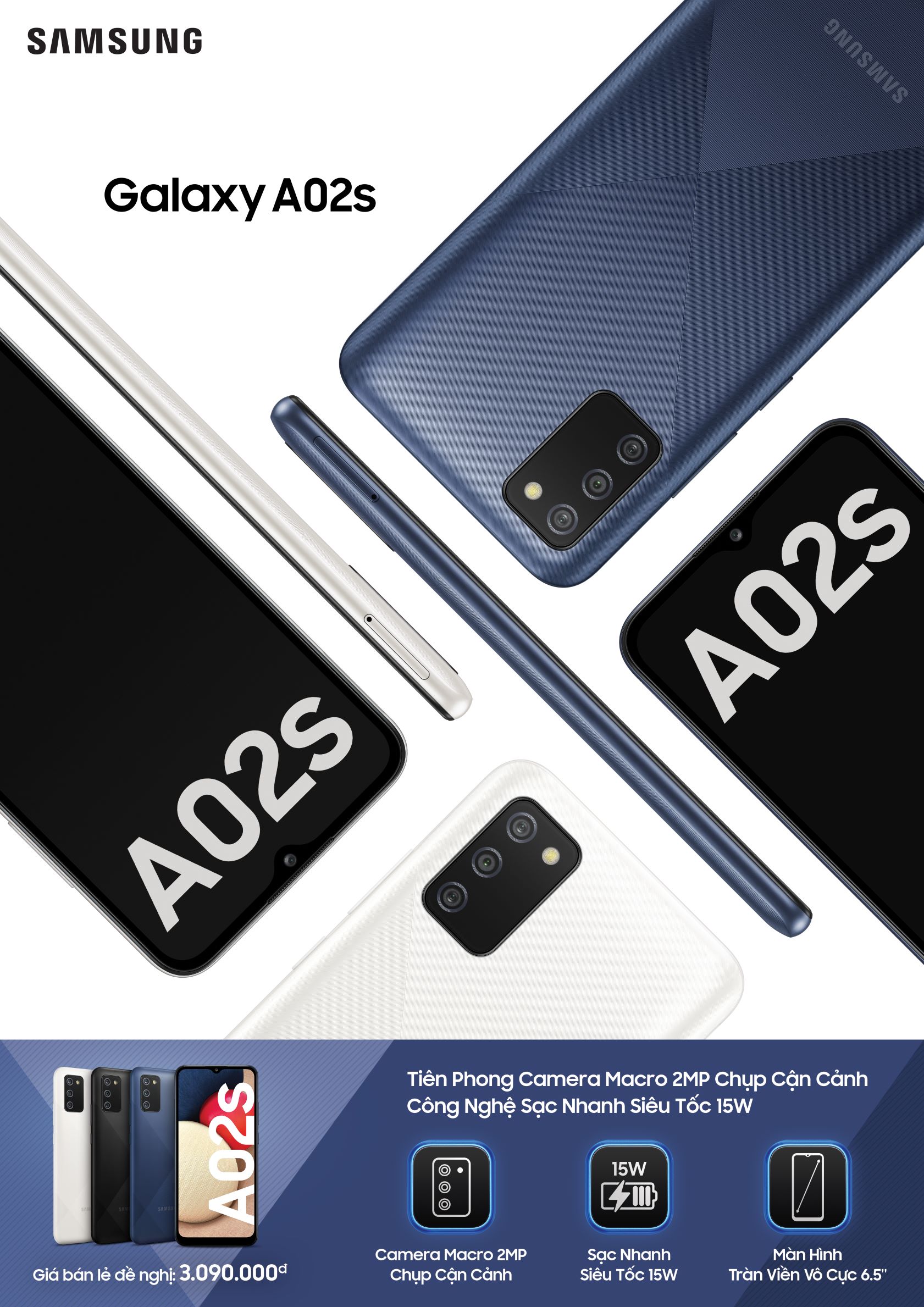 Samsung ra mắt Galaxy A12 và A02s: Bộ đôi smartphone với camera nổi bật, hiệu năng mạnh và dung lượng pin lớn