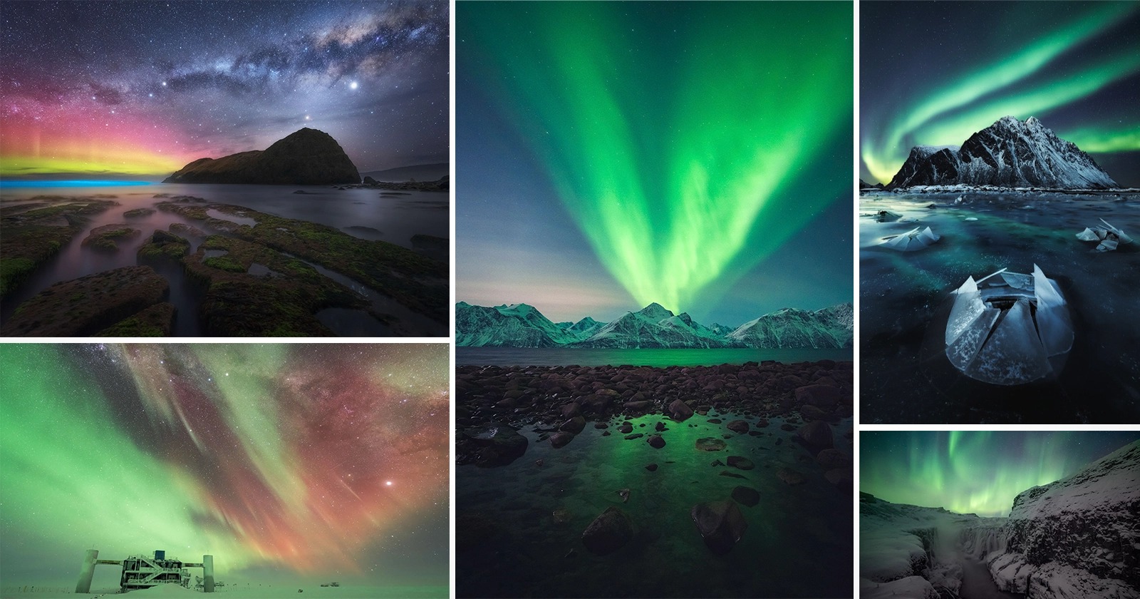 11 bức ảnh ấn tượng nhất từ các Nhiếp ảnh gia của năm về Cực quang