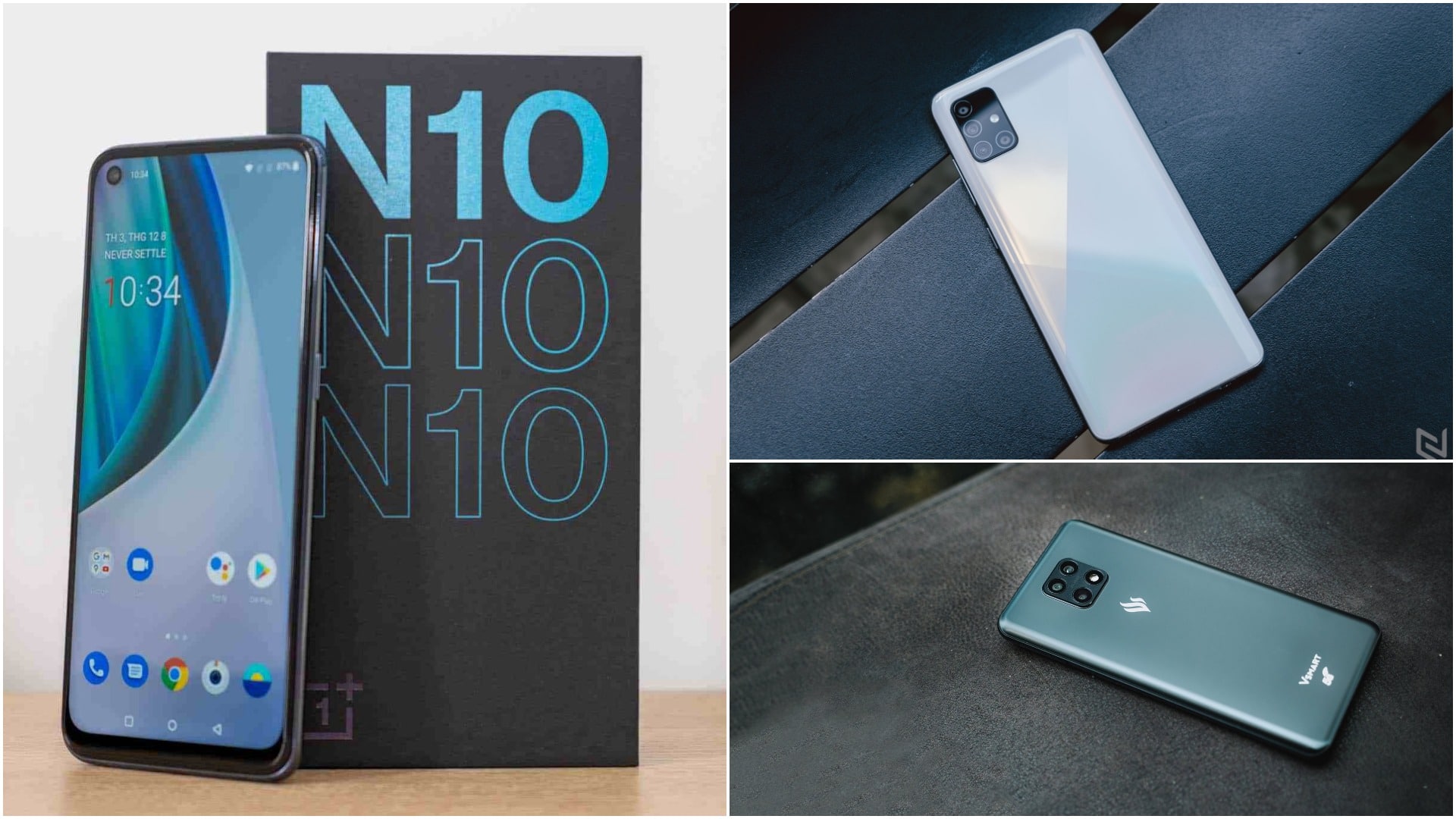 So sánh OnePlus Nord N10 5G với Galaxy A51 và Vsmart Aris: Đi tìm bá vương ở phân khúc dưới 8 triệu đồng?