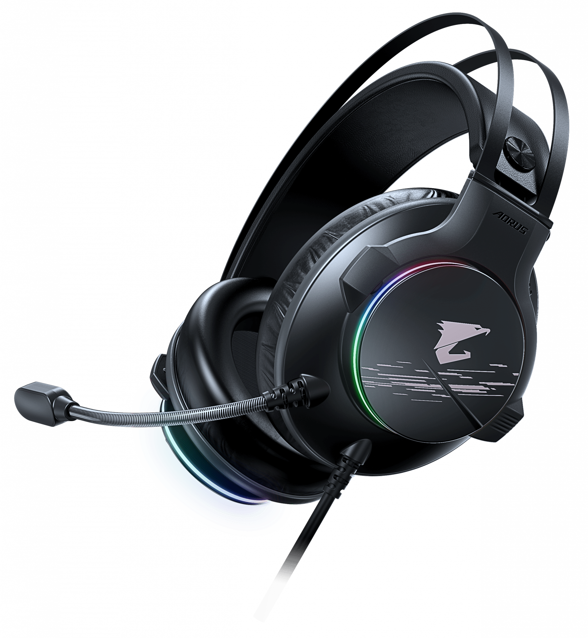 GIGABYTE ra mắt tai nghe gaming AORUS H1: giả lập âm thanh vòm 7.1, micro chống ồn ENC, LED RGB