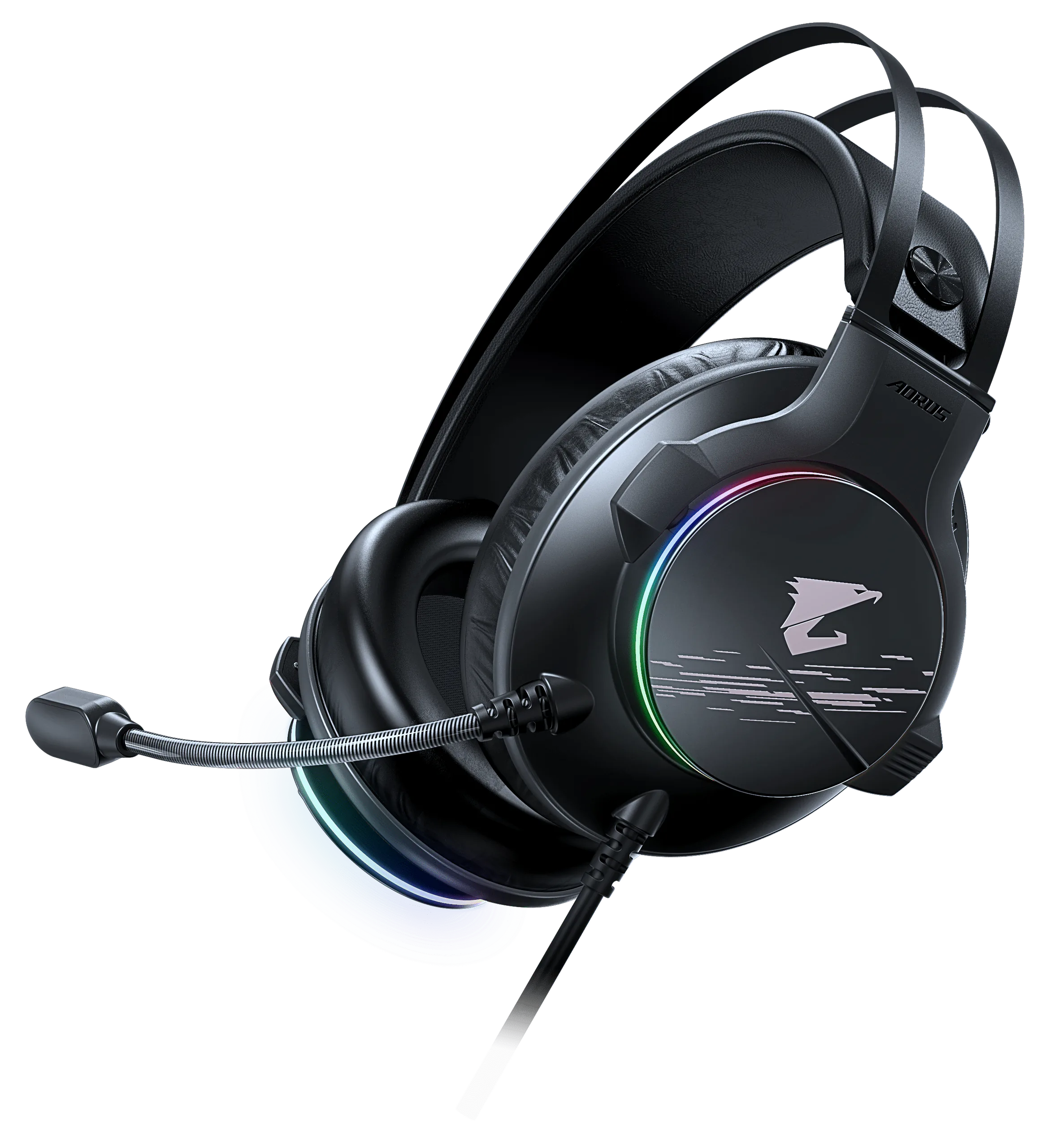 GIGABYTE ra mắt tai nghe gaming AORUS H1: giả lập âm thanh vòm 7.1, micro chống ồn ENC, LED RGB