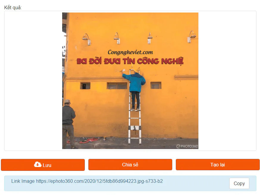 Chế ảnh tiệm bánh cối xay gió