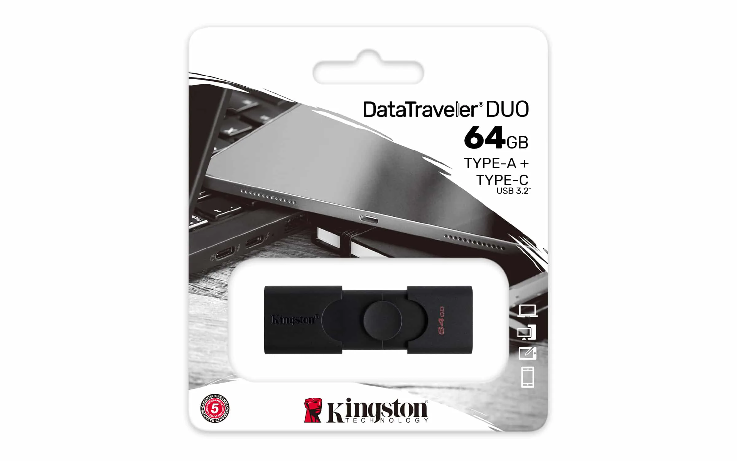 Kingston ra mắt USB Flash DataTraveler Duo đa nhiệm với chuẩn giao tiếp kép