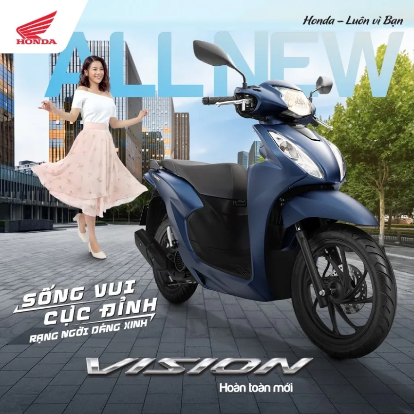 Honda ra mắt xe Vision 2021 thế hệ mới với nhiều nâng cấp, thay đổi