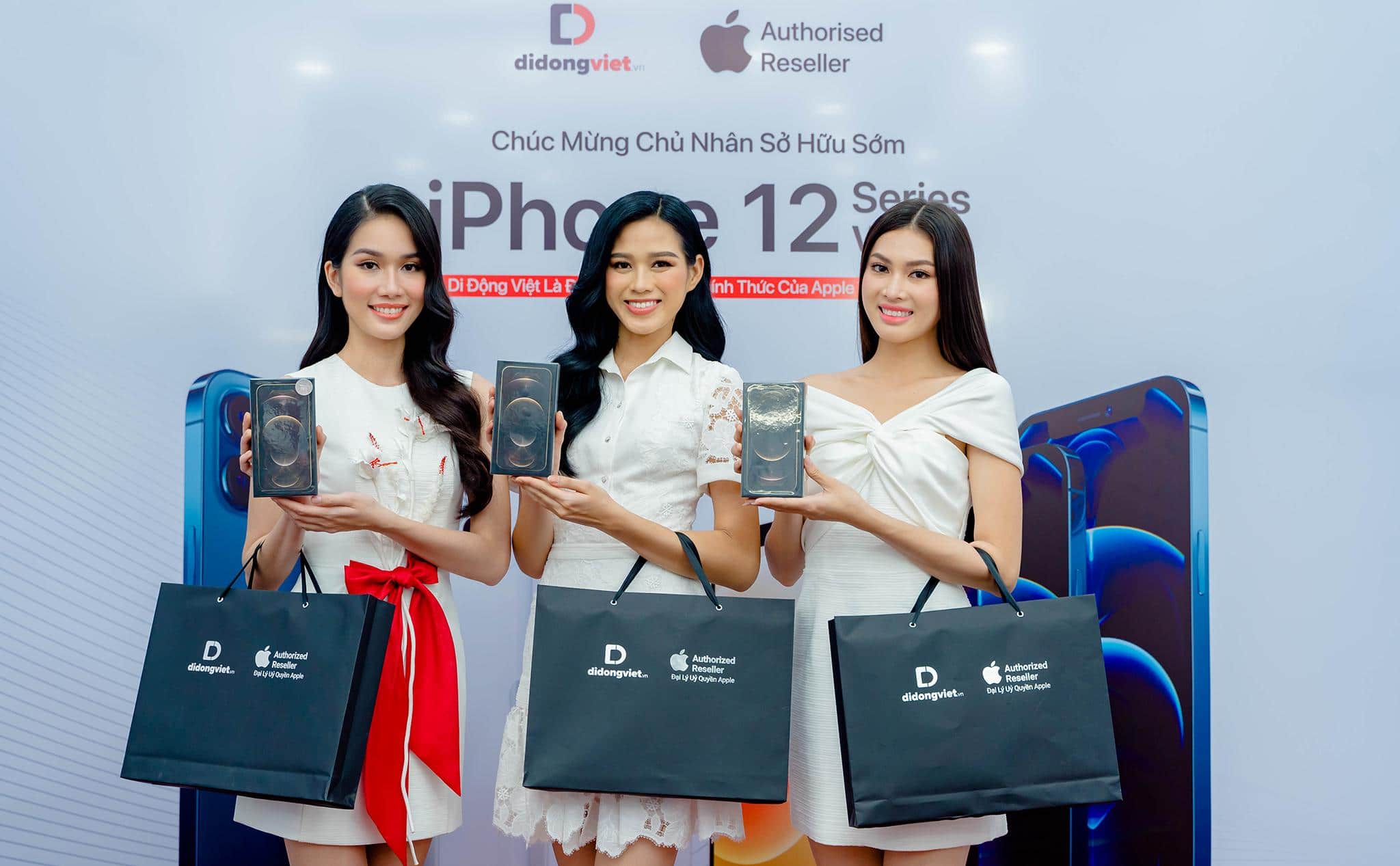Top 3 Hoa hậu Việt Nam 2020 “mách nhau” cùng sắm iPhone 12 Pro Max