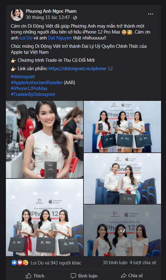 Top 3 Hoa hậu Việt Nam 2020 “mách nhau” cùng sắm iPhone 12 Pro Max