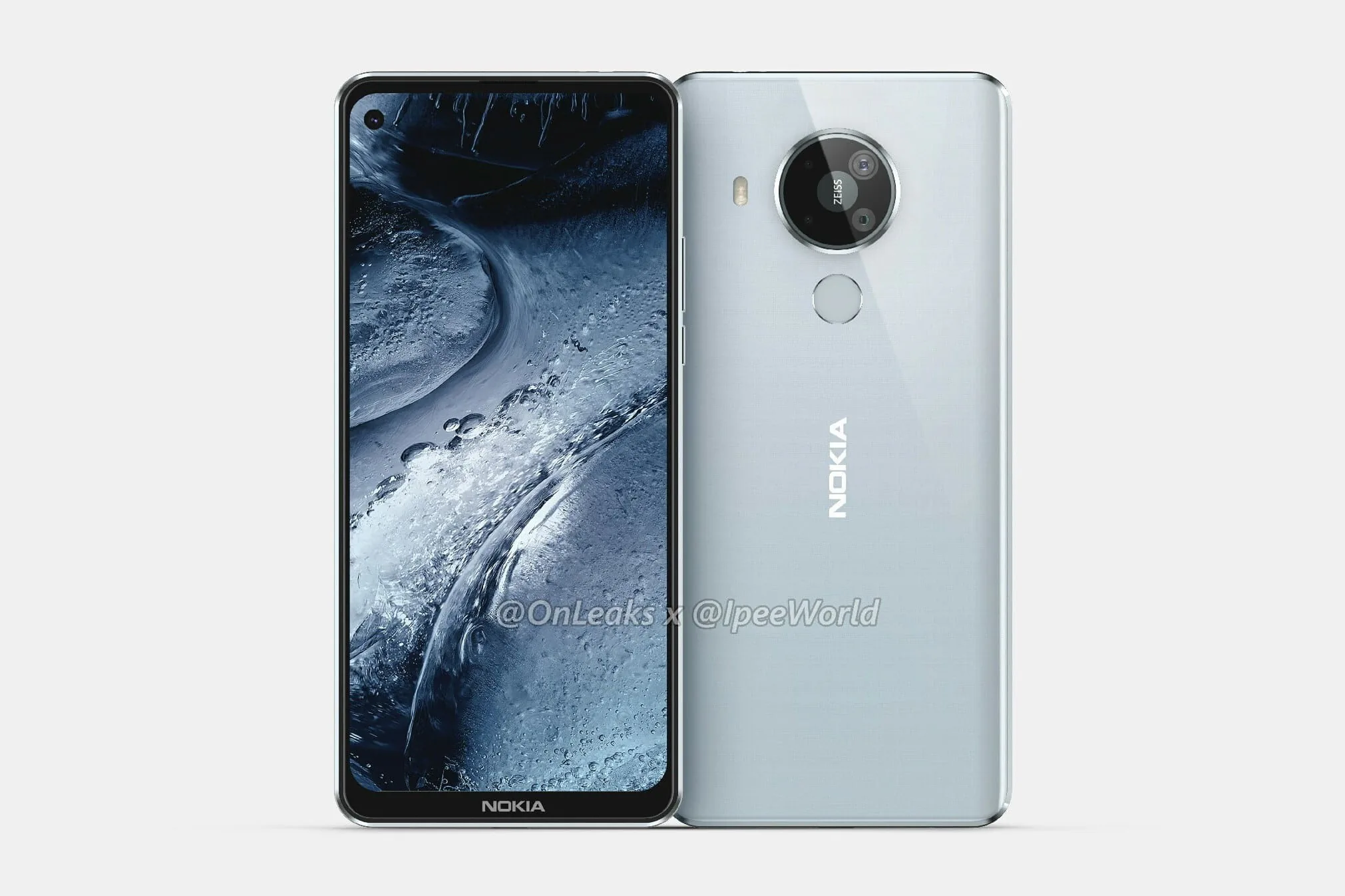 Ảnh rò rỉ cho thấy sự khác biệt về thiết kế mặt trước giữa Nokia 7.3 5G và Nokia 5.4