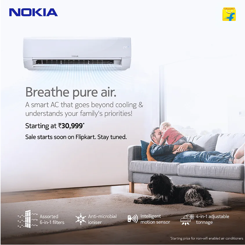 Nokia ra mắt điều hoà không khí Inverter 3 pha, giá khoảng 420 USD