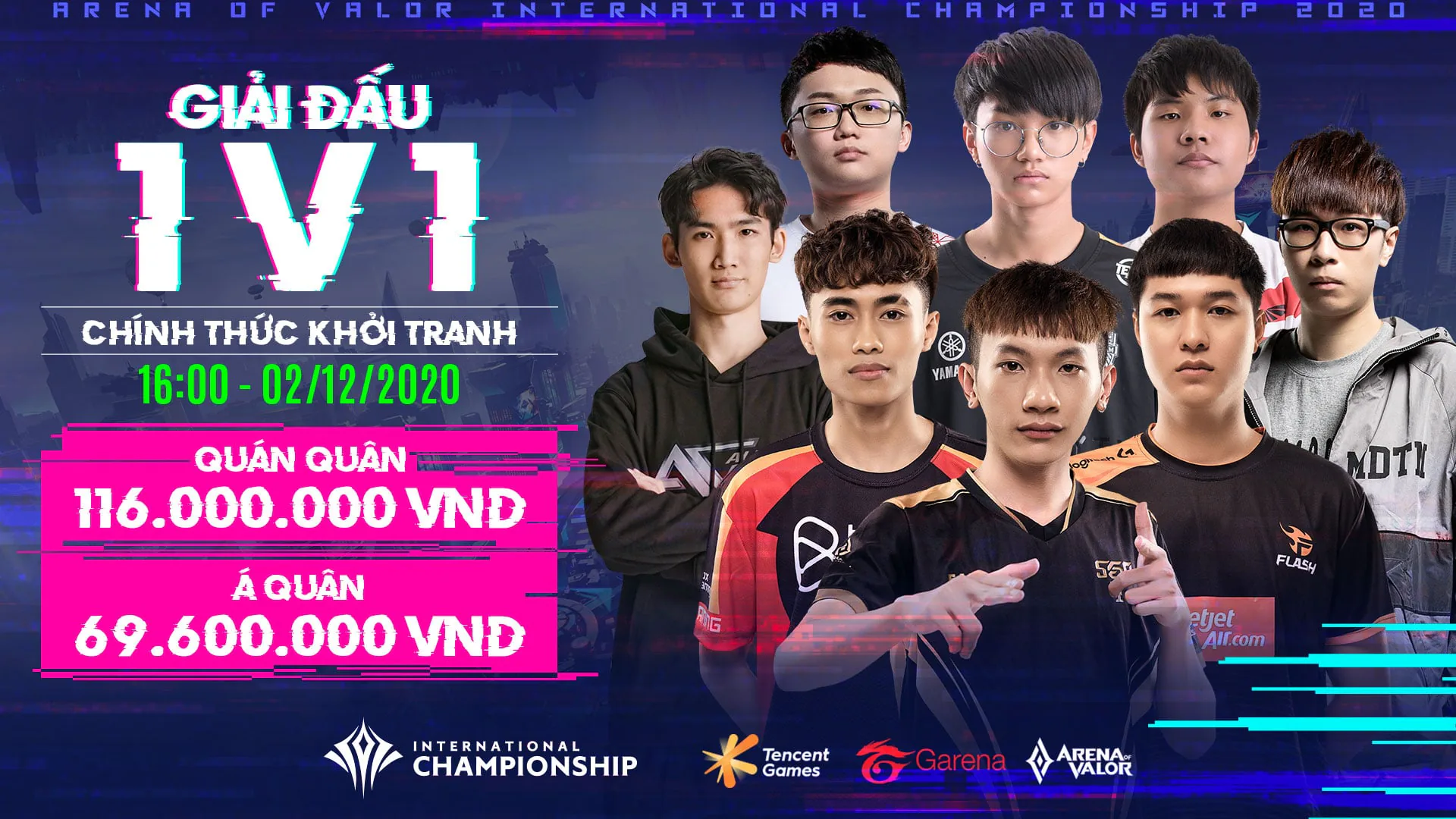 [Liên Quân Mobile] Lịch thi đấu vòng Tứ Kết AIC 2020: Khu vực AOG góp mặt đủ cả 3 đại diện, Giải 1vs1 chính thức khởi tranh