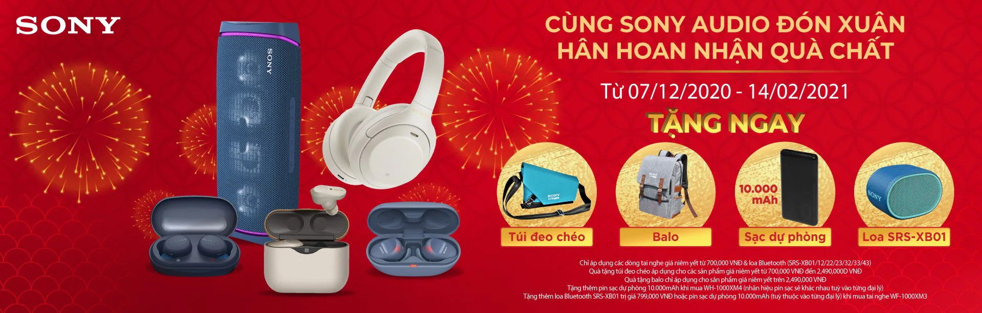 Chương trình Khuyến mãi đặc biệt mùa Tết “Cùng Sony đón Xuân – Hân hoan khởi đầu mới”
