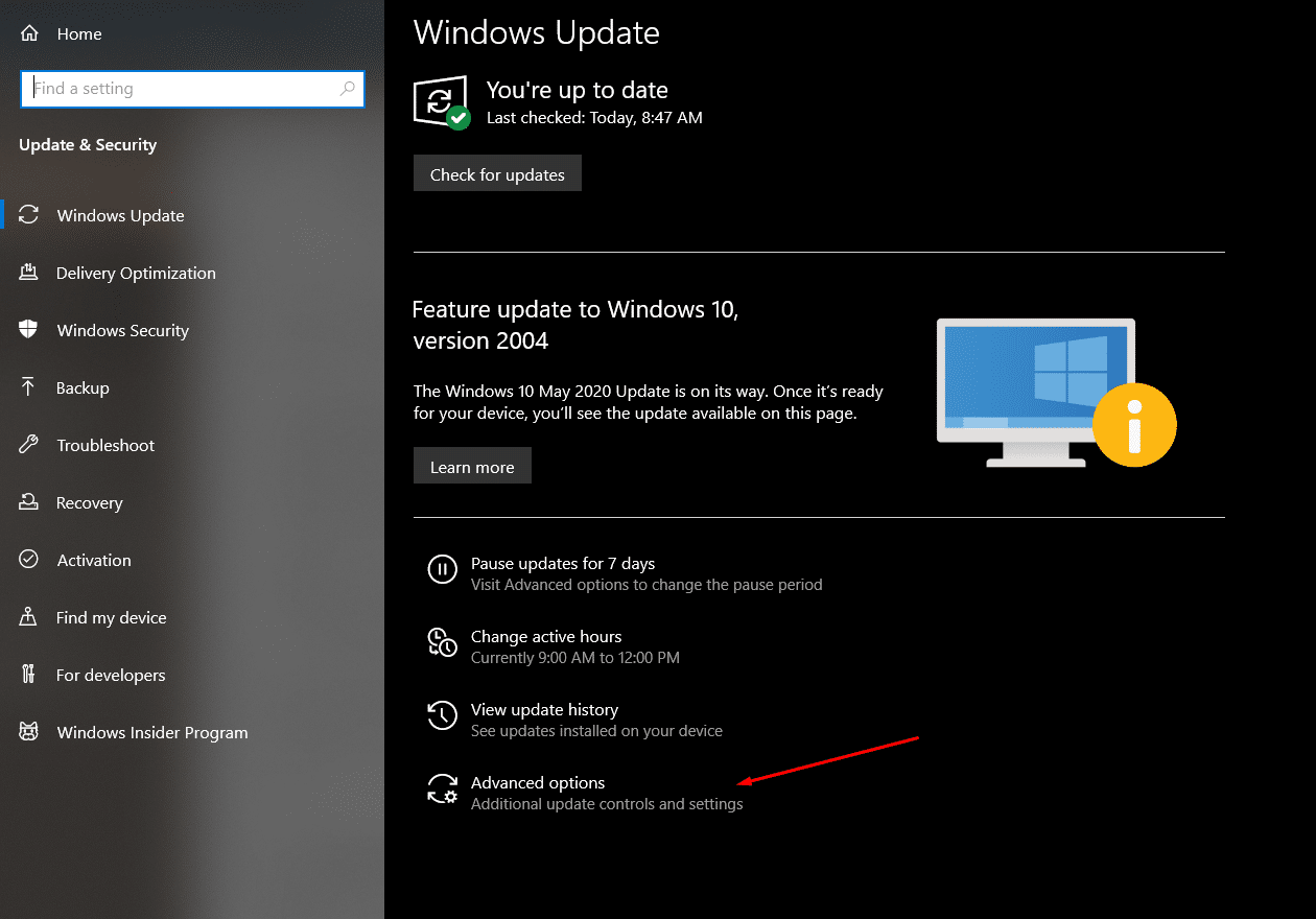 tắt thông báo khởi động lại Windows 10