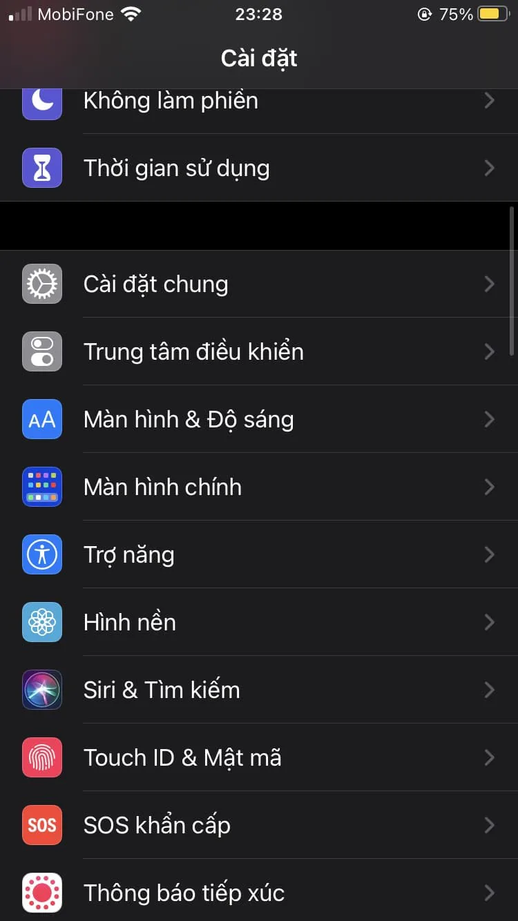 Hướng dẫn tắt tính năng tự động điều chỉnh độ sáng trên iPhone