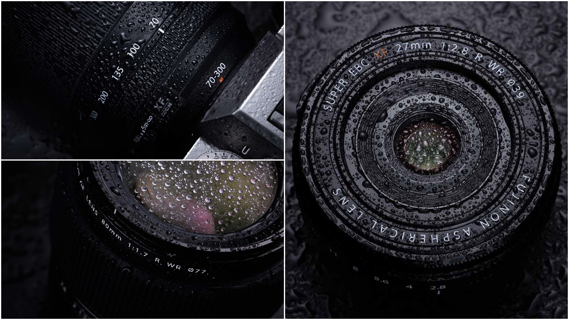Lộ diện ảnh rò rỉ ống kính Fujifilm XF 70-300mm F4-5.6, XF 27mm F2.8 MKII và GF 80mm F1.7