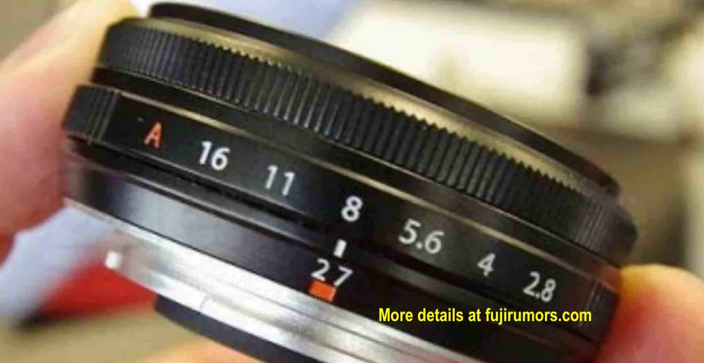 Ống kính Fujifilm XF 27mm F2.8 MK II sắp ra mắt và sẽ có chống chịu thời tiết, vòng khẩu độ