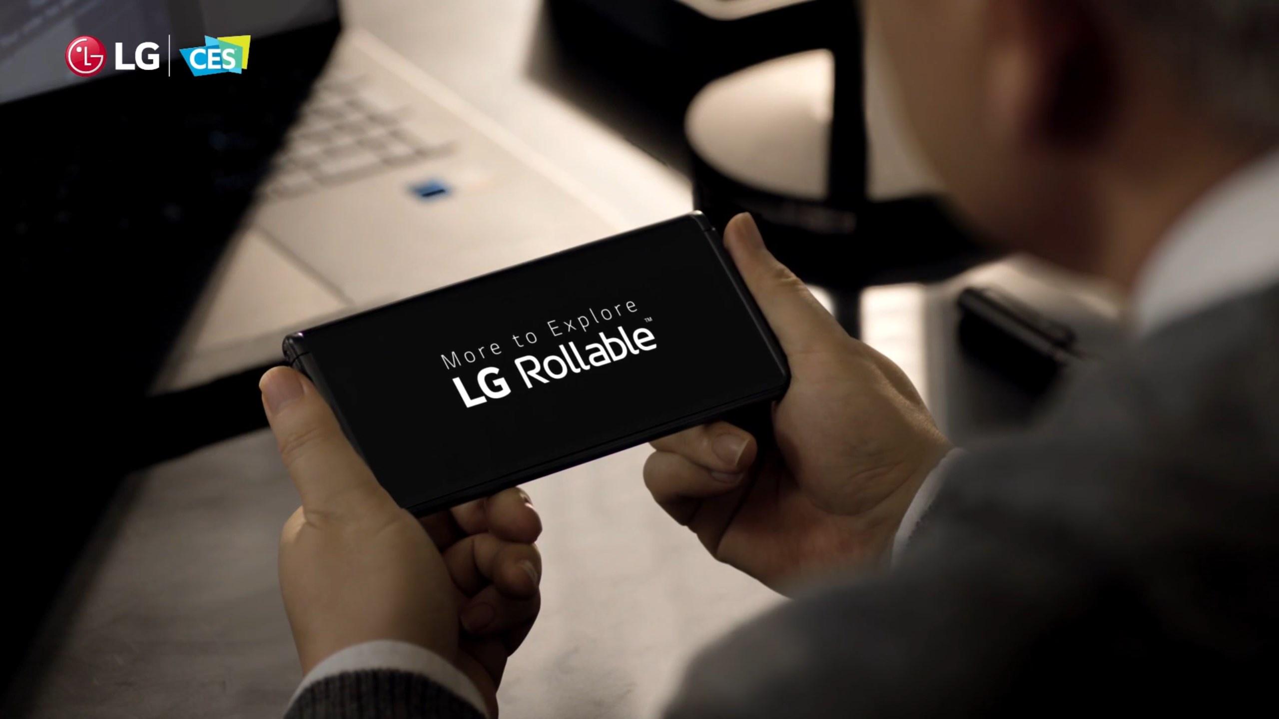 LG giới thiệu điện thoại cuộn LG Rollable mới tại CES 2021