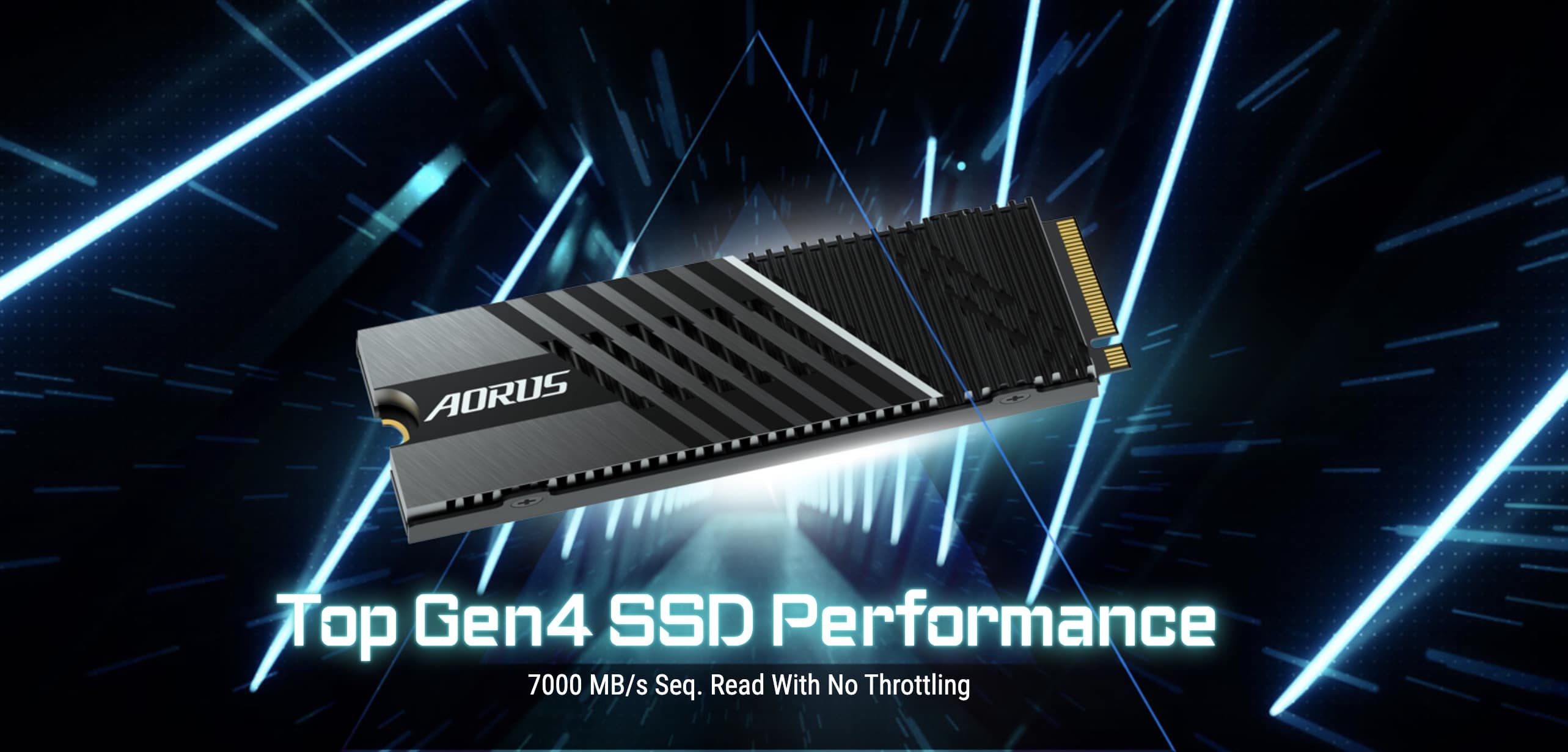 Gigabyte ra mắt SSD AORUS Gen4 7000S tốc độ đọc lên tới 7000MB/s