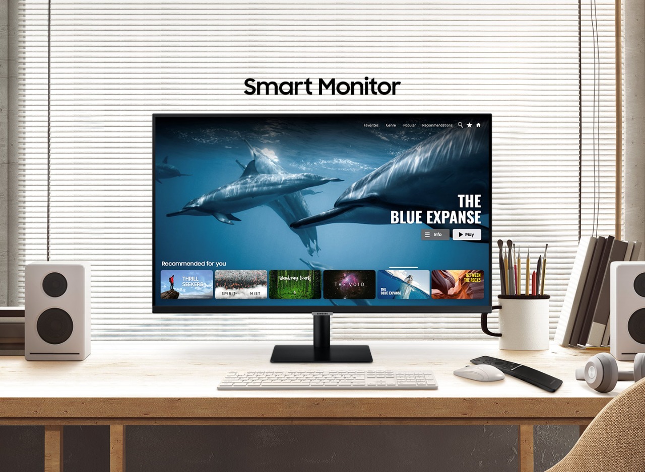 Samsung chính thức ra mắt dòng màn hình thông minh không cần máy tính M7 và M5