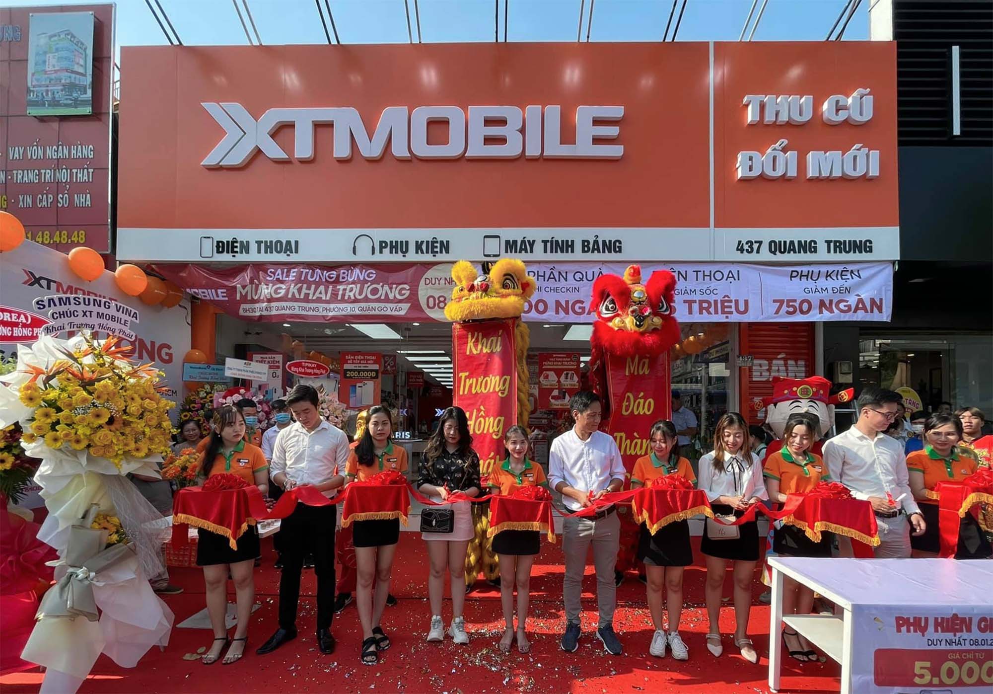 XTMobile khai trương chi nhánh mới tại 437 Quang Trung, Phường 10, Quận Gò Vấp