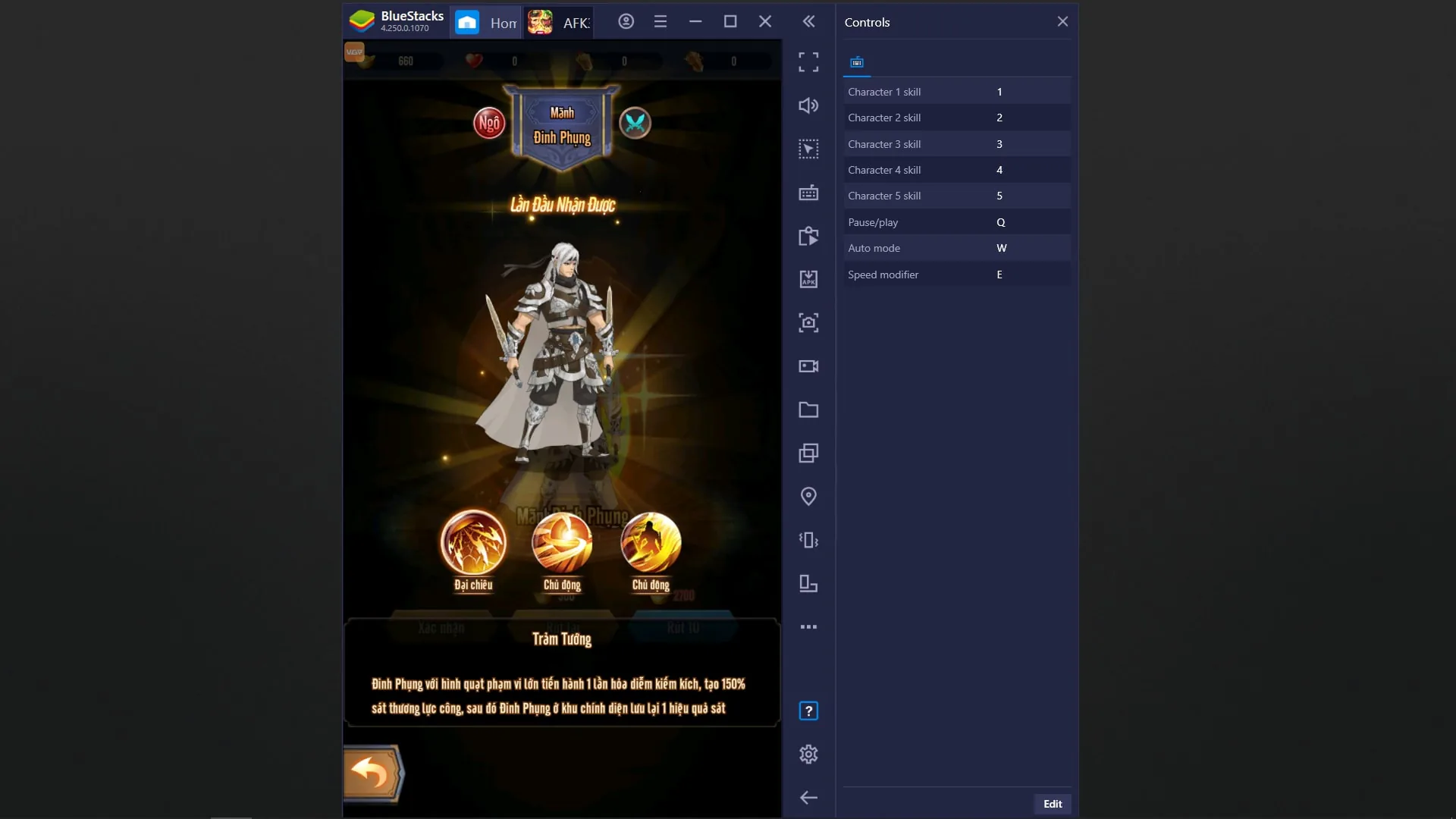 Trải nghiệm game mobile AFK 3Q - Đế Vương Thiên Hạ và những lợi thế khi chơi trên PC với BlueStacks