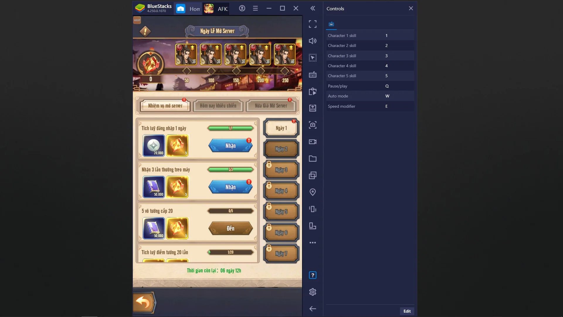 Trải nghiệm game mobile AFK 3Q - Đế Vương Thiên Hạ và những lợi thế khi chơi trên PC với BlueStacks