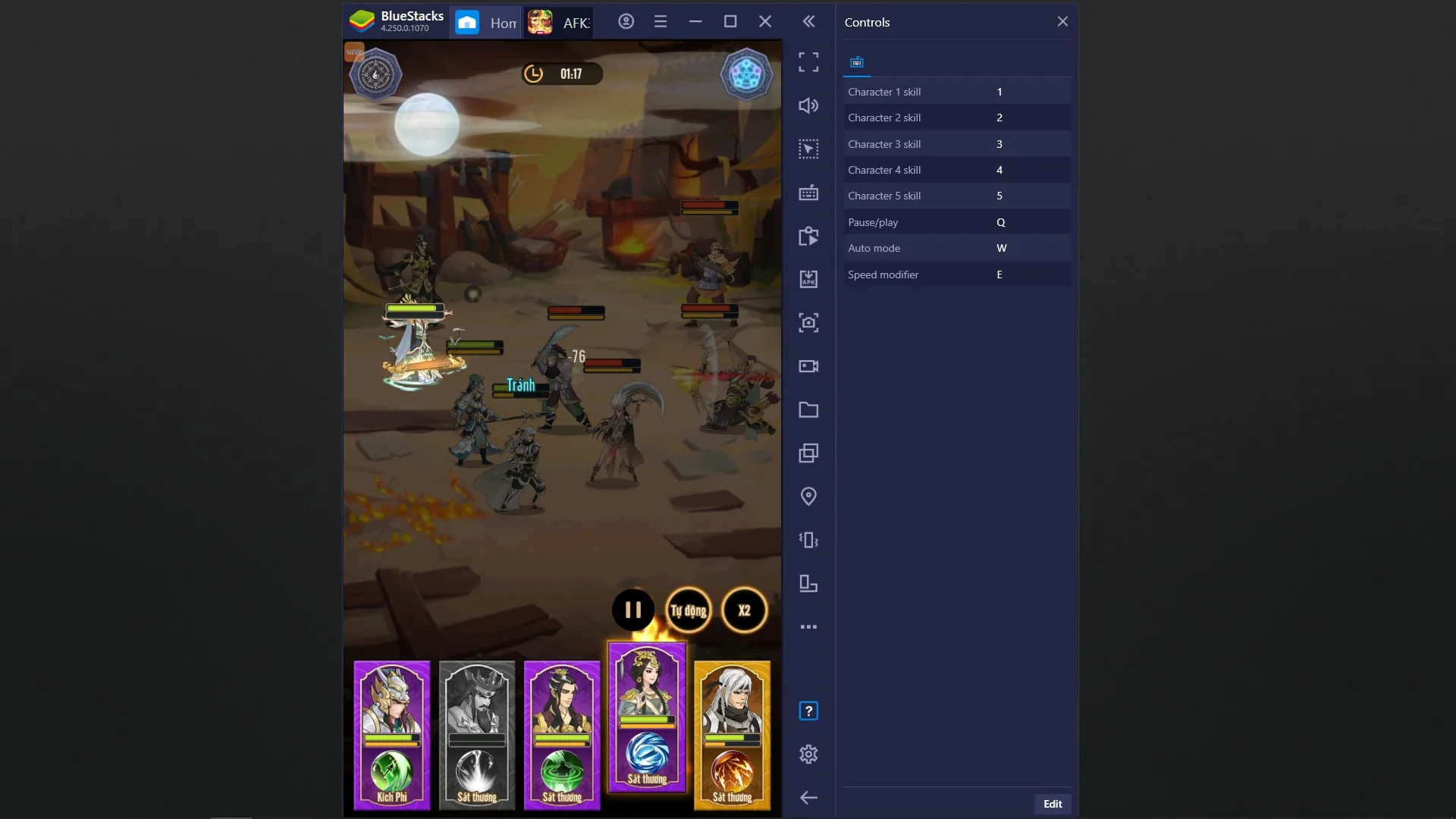 Trải nghiệm game mobile AFK 3Q - Đế Vương Thiên Hạ và những lợi thế khi chơi trên PC với BlueStacks