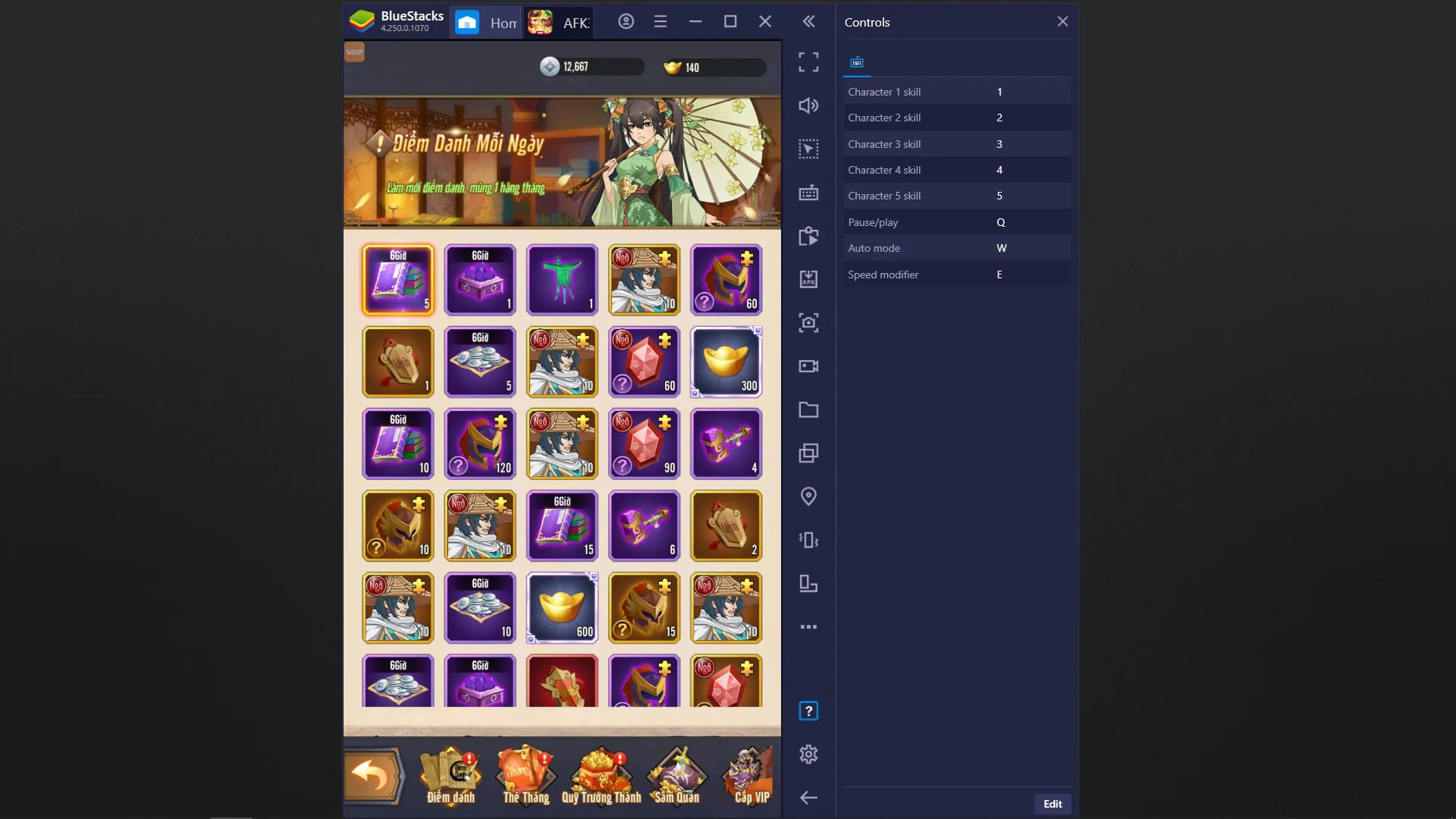 Trải nghiệm game mobile AFK 3Q - Đế Vương Thiên Hạ và những lợi thế khi chơi trên PC với BlueStacks